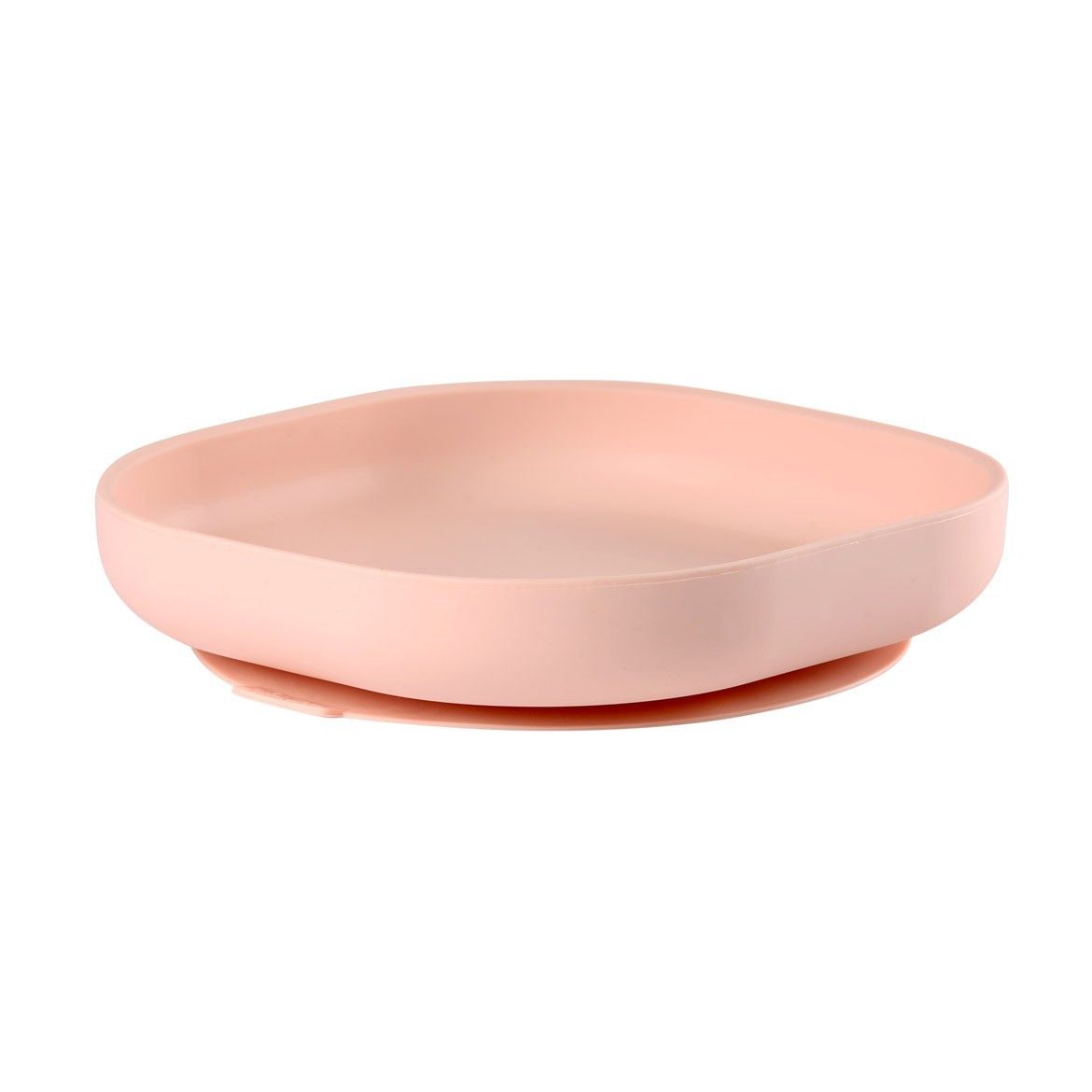 Тарелка Beaba из силикона Silicone Suction Plate Pink 913431