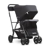 Коляска для погодок/двойни Joovy Caboose (Джуви Кабус) Ultralight Graphite черный 8117
