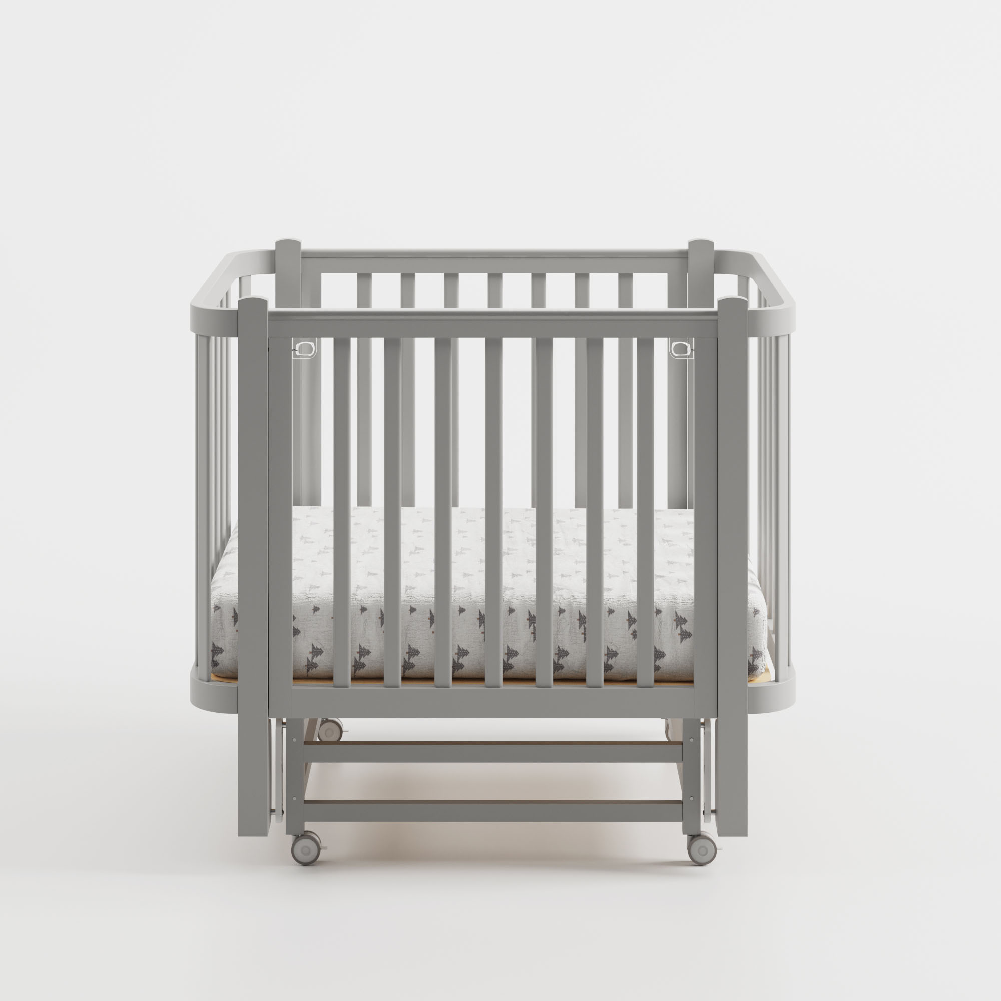 Кроватка детская ANTEMI Terra Light New с маятником 100х70