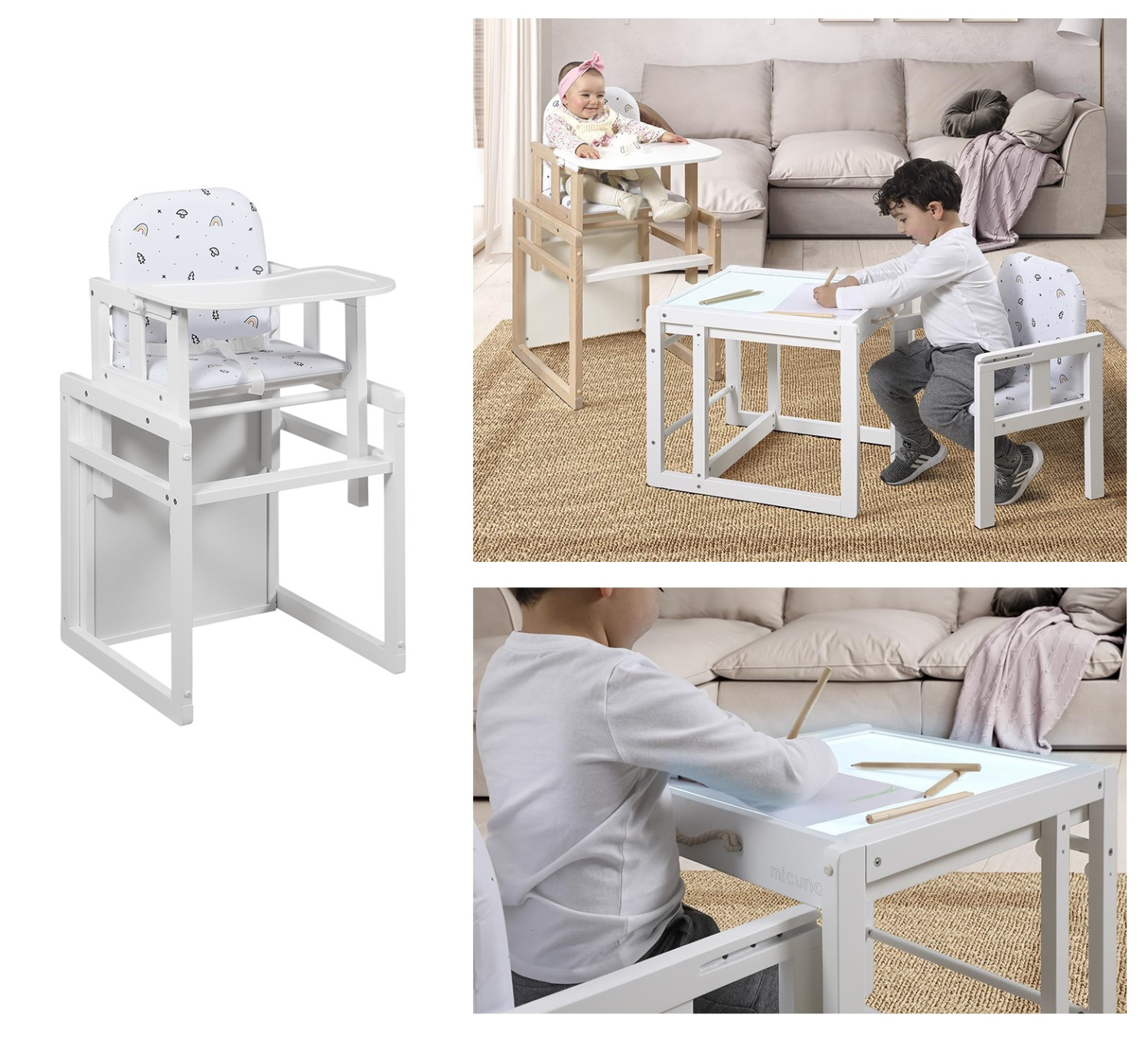 Стульчик для кормления Micuna Tik-Tak Light Box со световым коробом Витрина