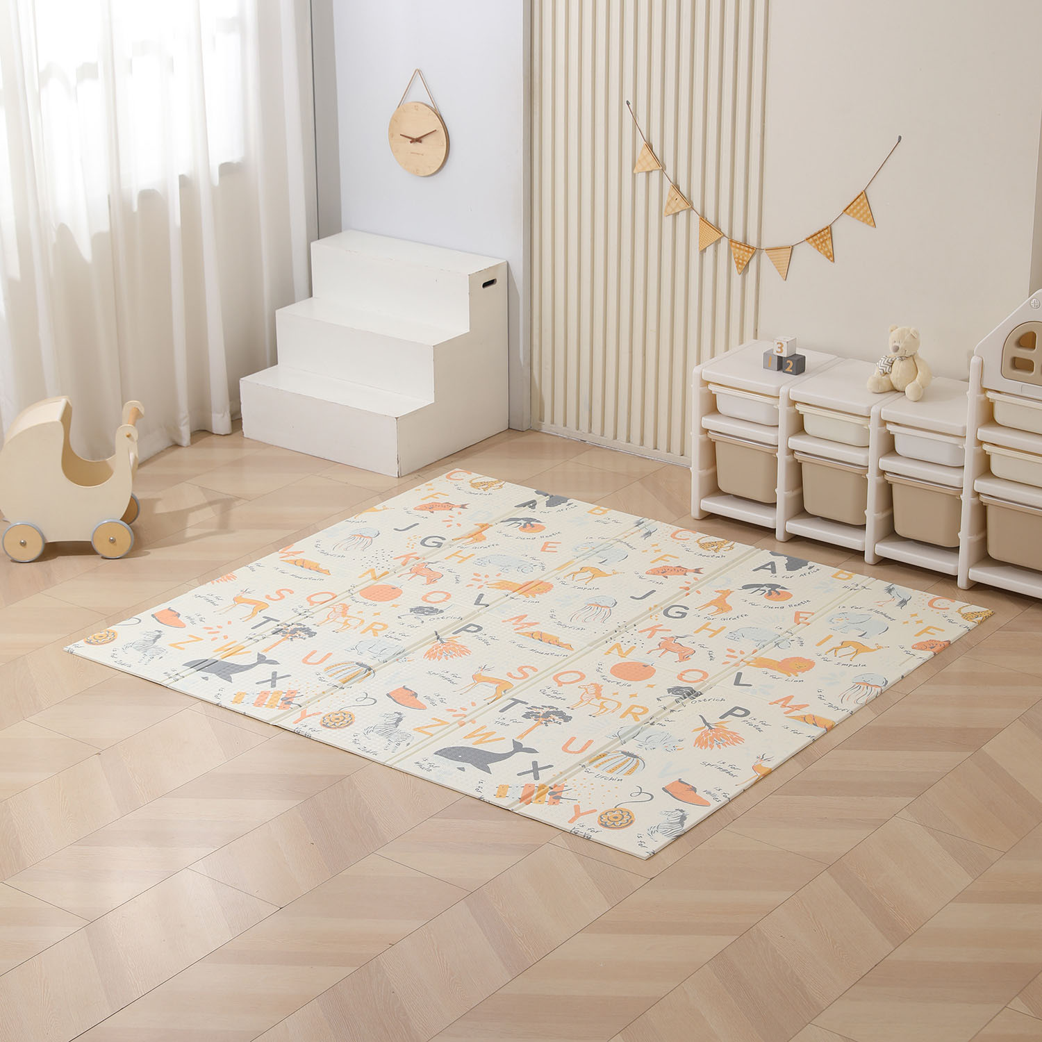 Коврик игровой складной UNIX Kids Simple 180x200 см
