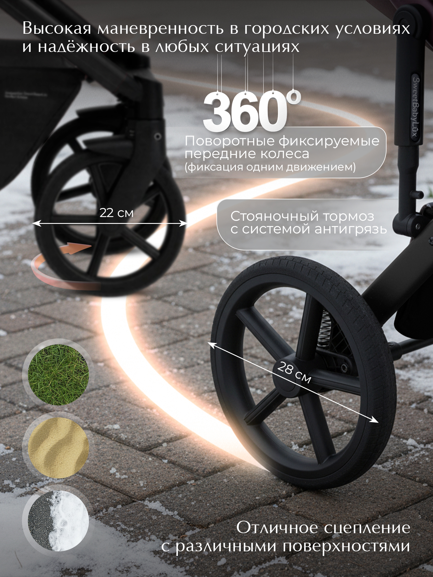 Коляска 2 в 1 SBL/Sweet Baby Dolce