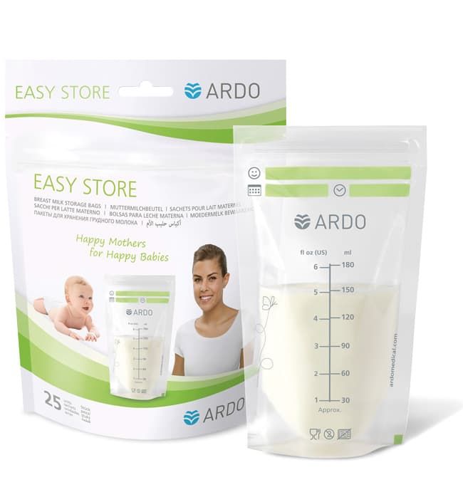 Пакеты Ardo Easy Store для хранения и замораживания грудного молока (25 шт.) 63.00.334