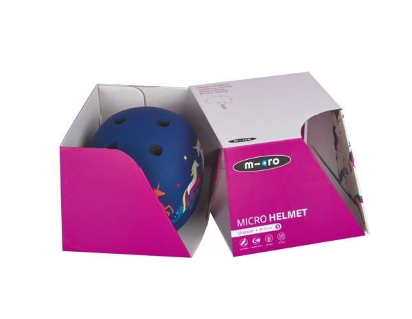 Шлем детский защитный Micro «Единороги» Box