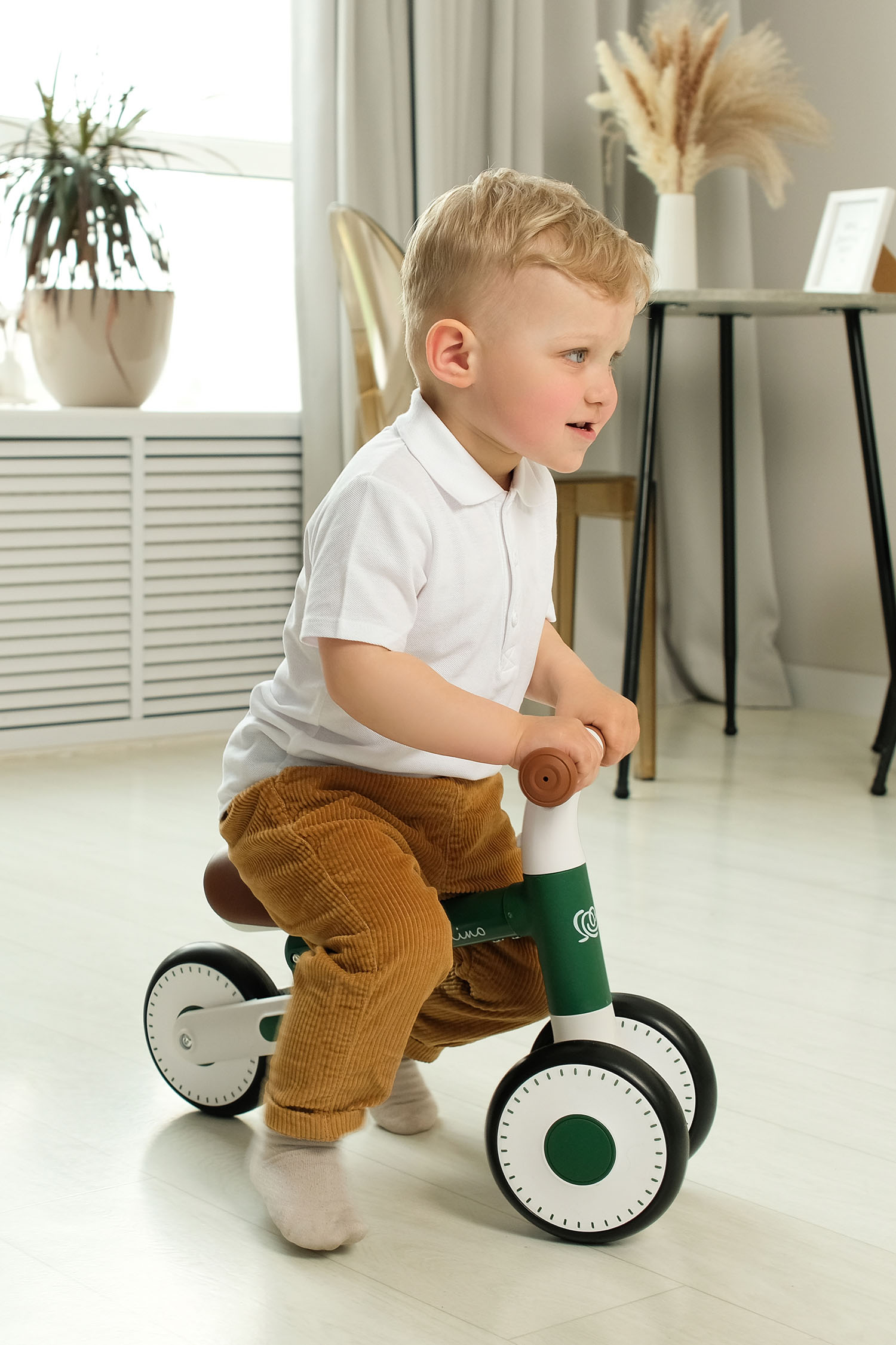 Беговел Fiorellino green brown WB0608