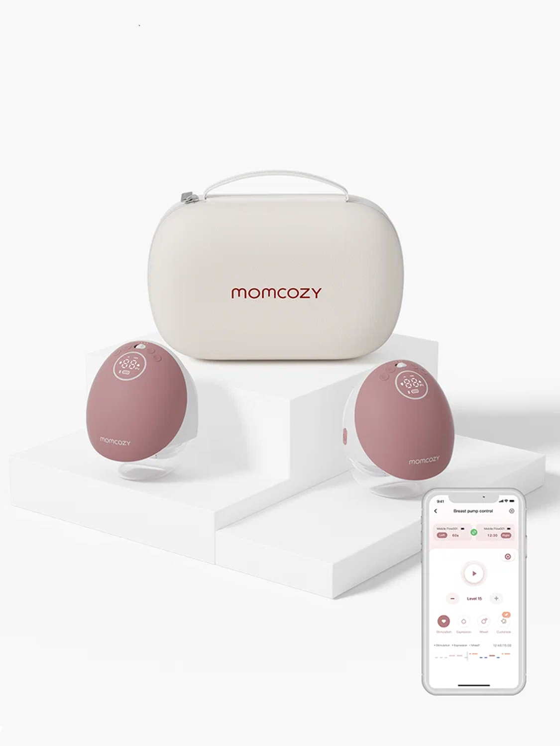 Молокоотсос Momcozy беспроводной портативный электрический BP223 2 шт.