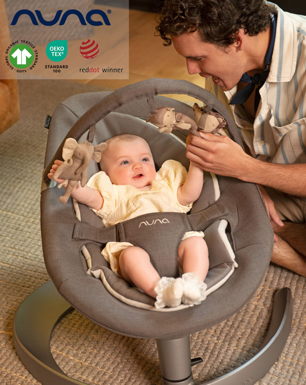 Шезлонг Nuna LEAF GROW