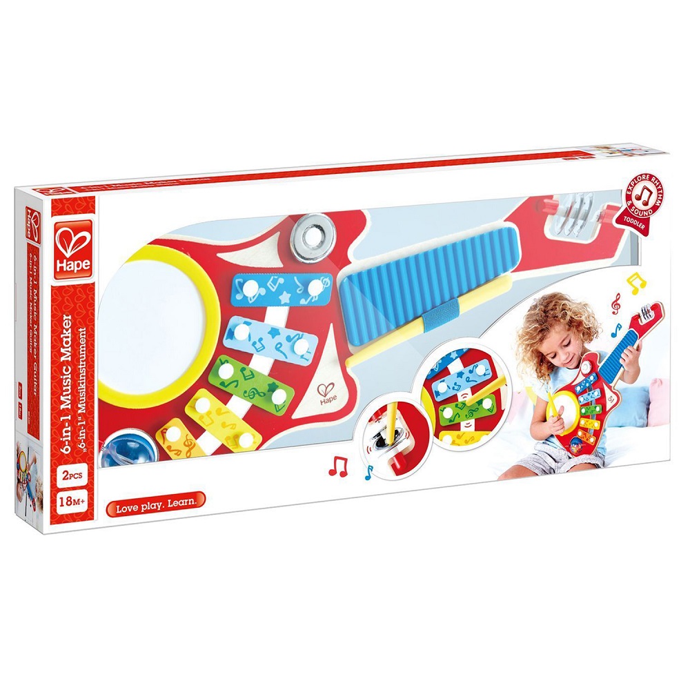 Музыкальная игрушка Hape 6 в 1