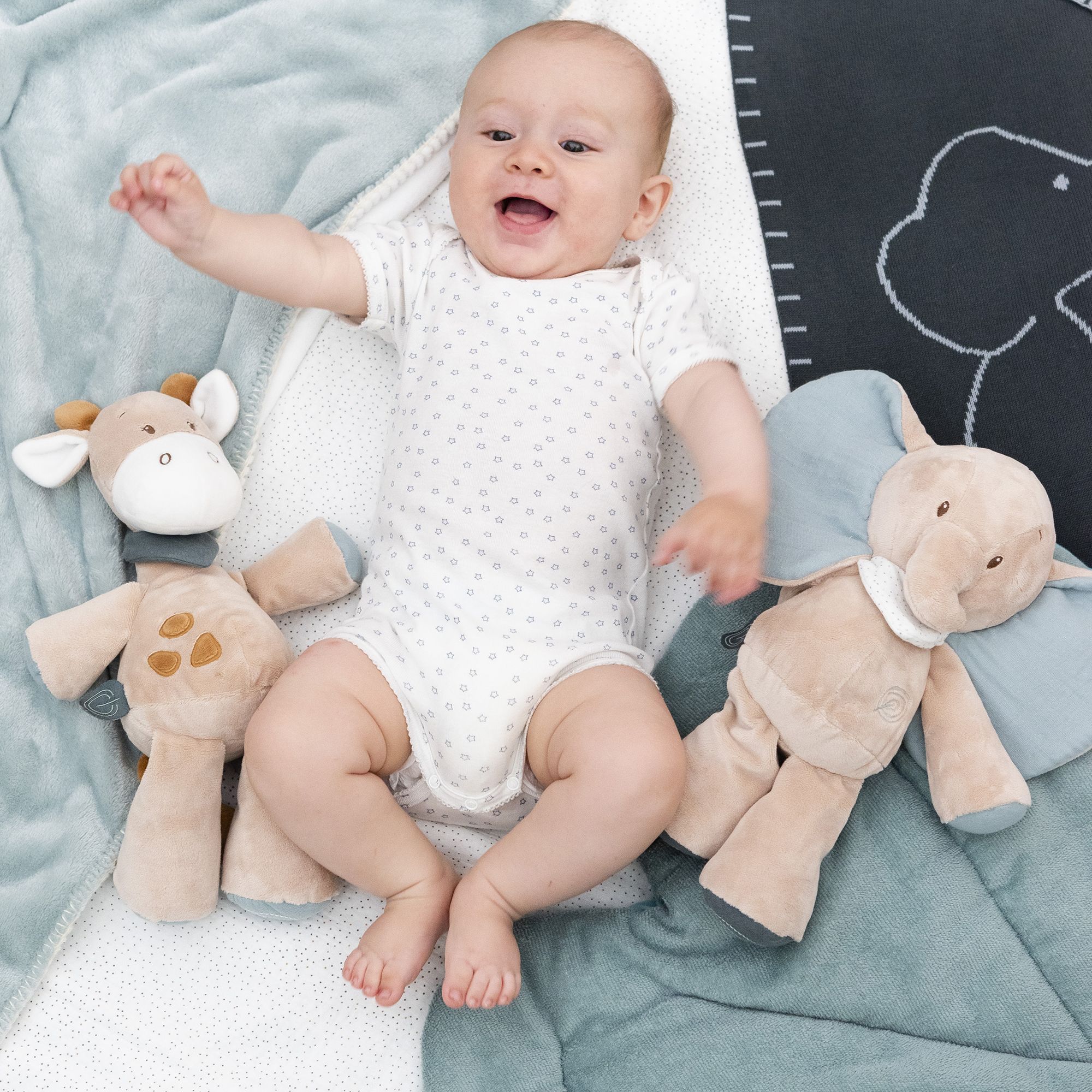 Мягкая музыкальная игрушка Nattou Soft Toy Mini