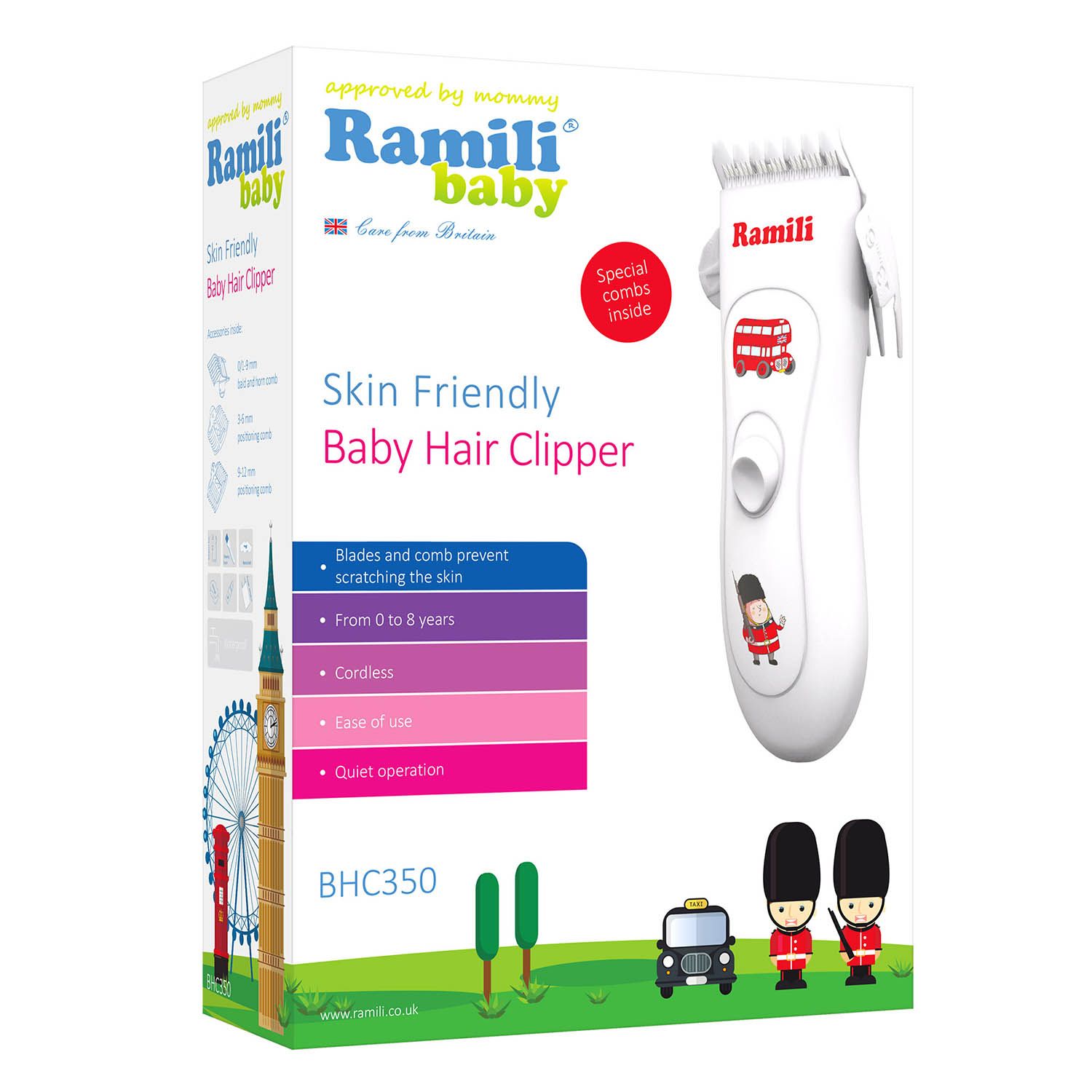 Машинка для стрижки детских волос Ramili Baby Hair Clipper BHC350