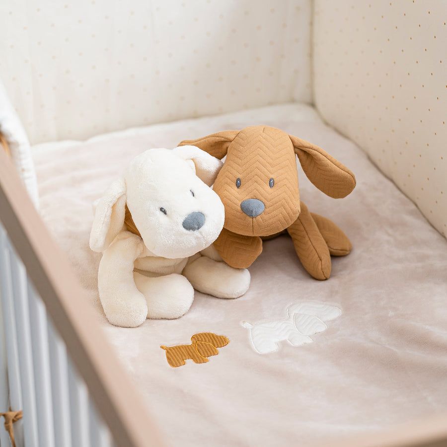 Игрушка мягкая Nattou Soft toy Charlie Собачка caramel 388009