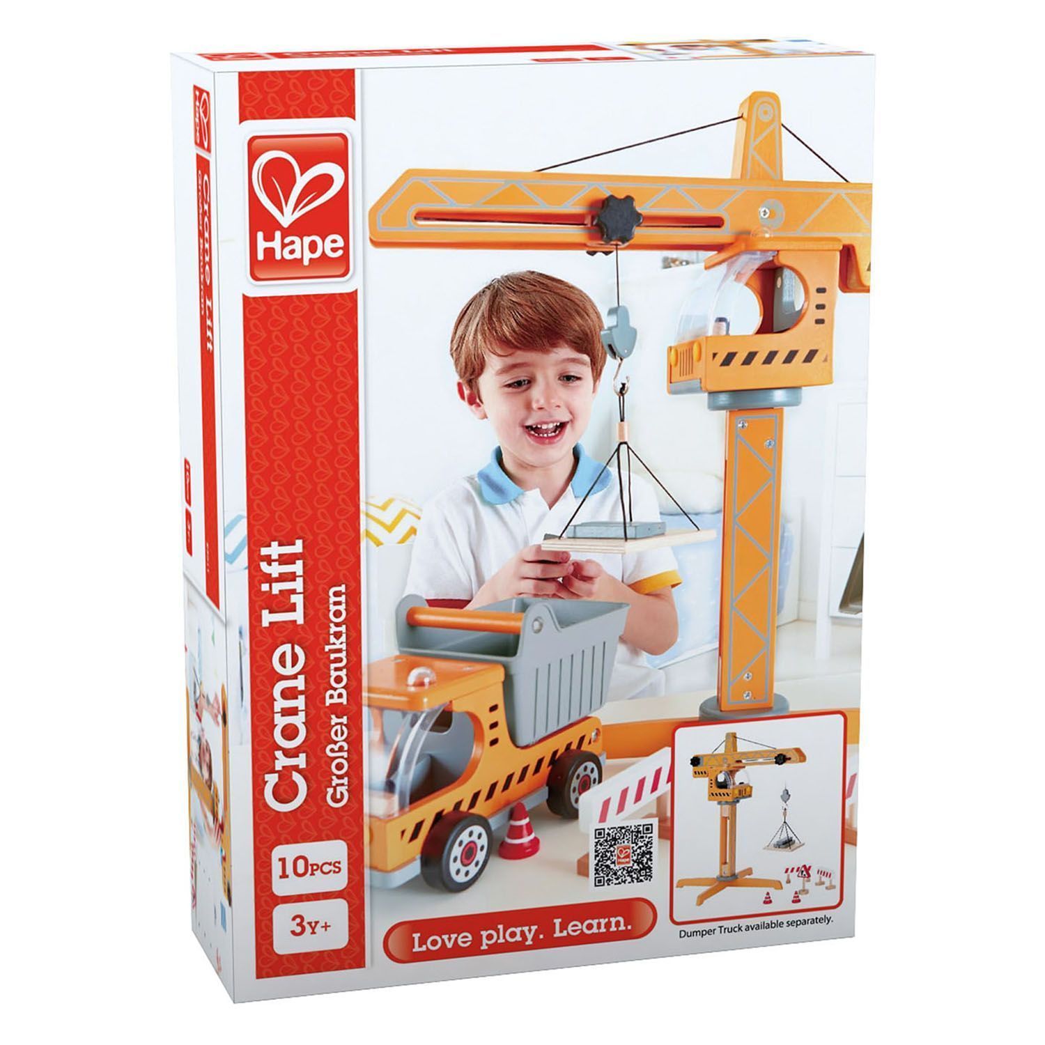 Игровой набор Hape «Большой подъемный кран»