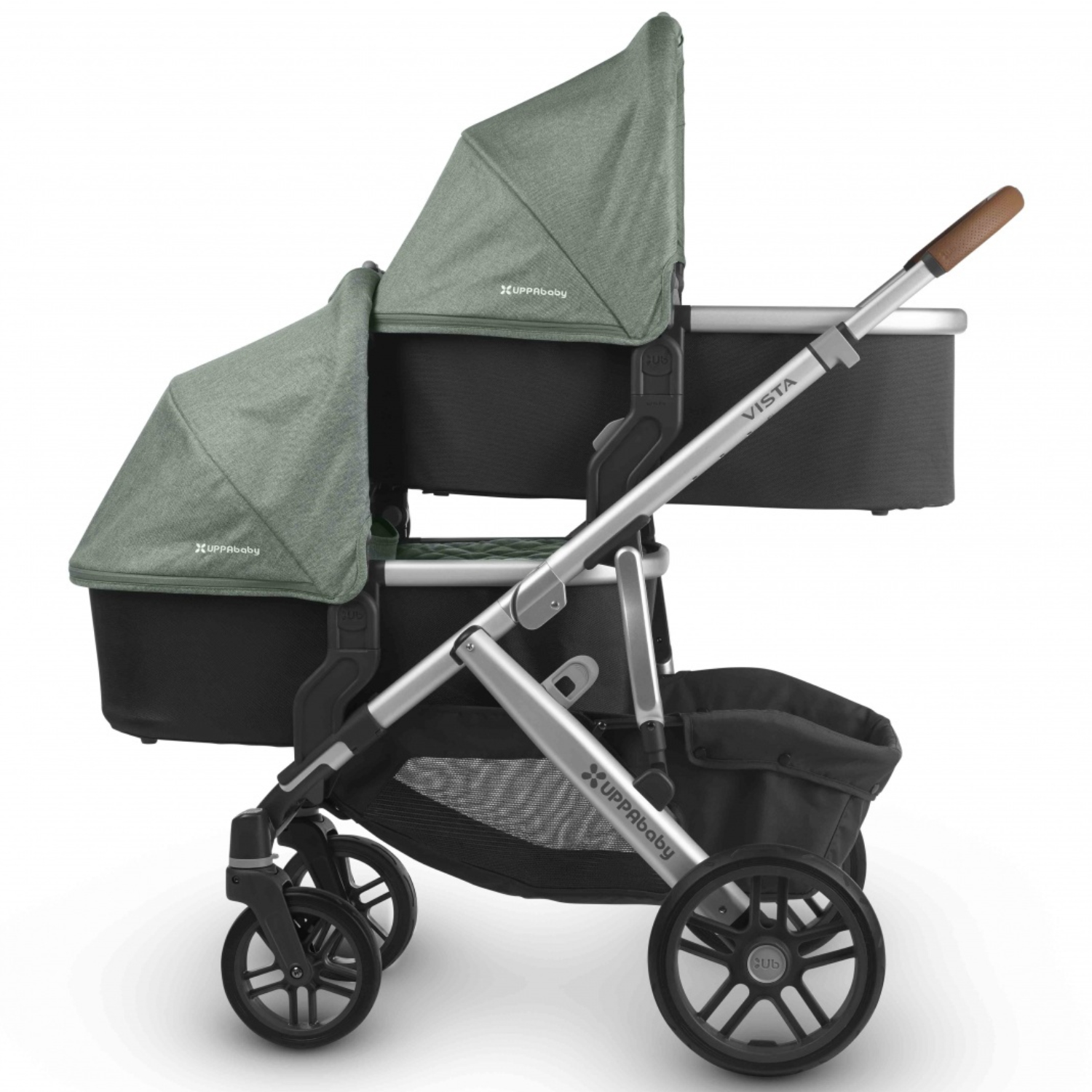 Адаптер нижний с фиксатором UPPAbaby Vista (конфигурация для двойни и погодок)