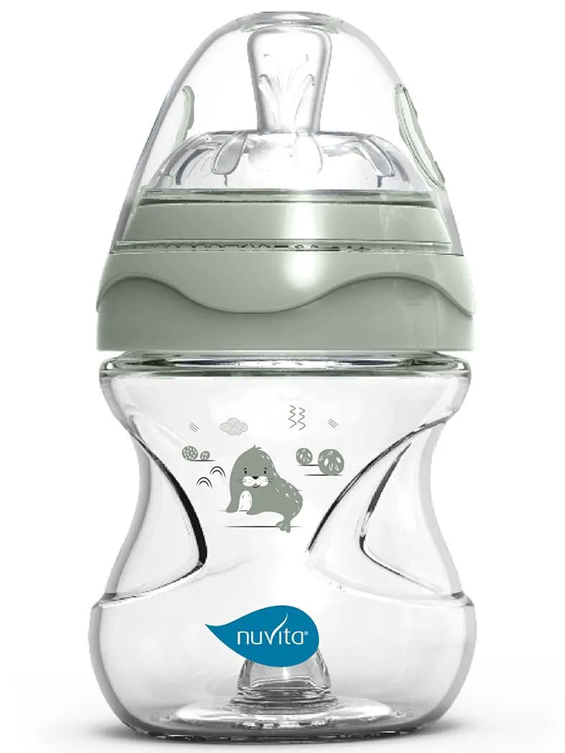 Бутылочка антиколиковая Nuvita 6011 Materno Feel 150мл, пластик