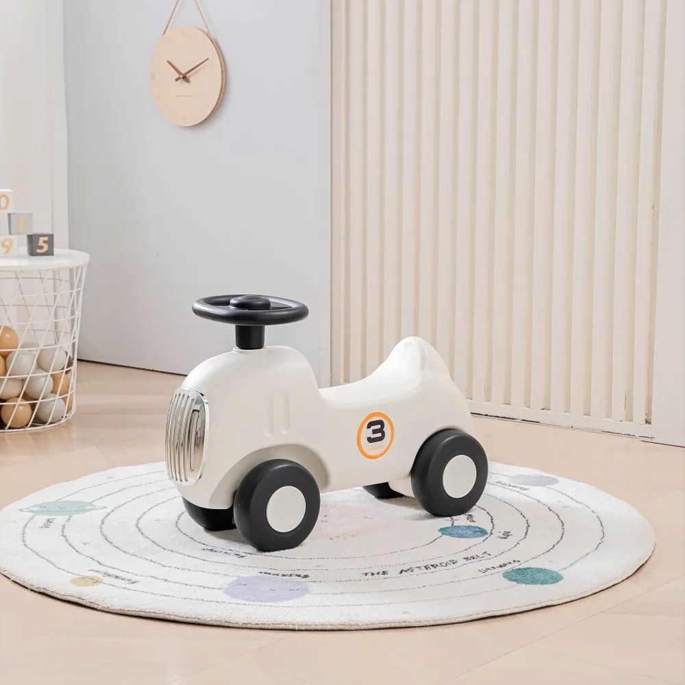 Машинка-качалка-беговел UNIX Kids First Car (2 in 1) Grey PRHCAR80GRY