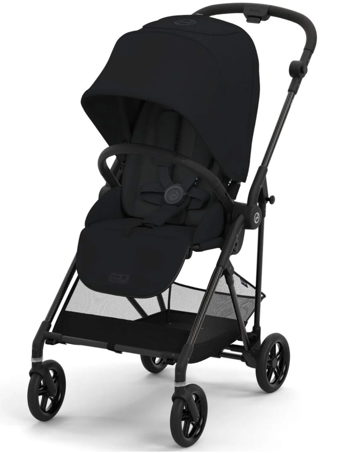 Коляска прогулочная Cybex Melio Carbon с дождевиком