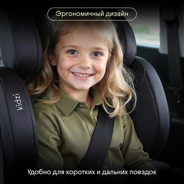 Автокресло 2/3 KIDZI ITIRO i-SIZE
