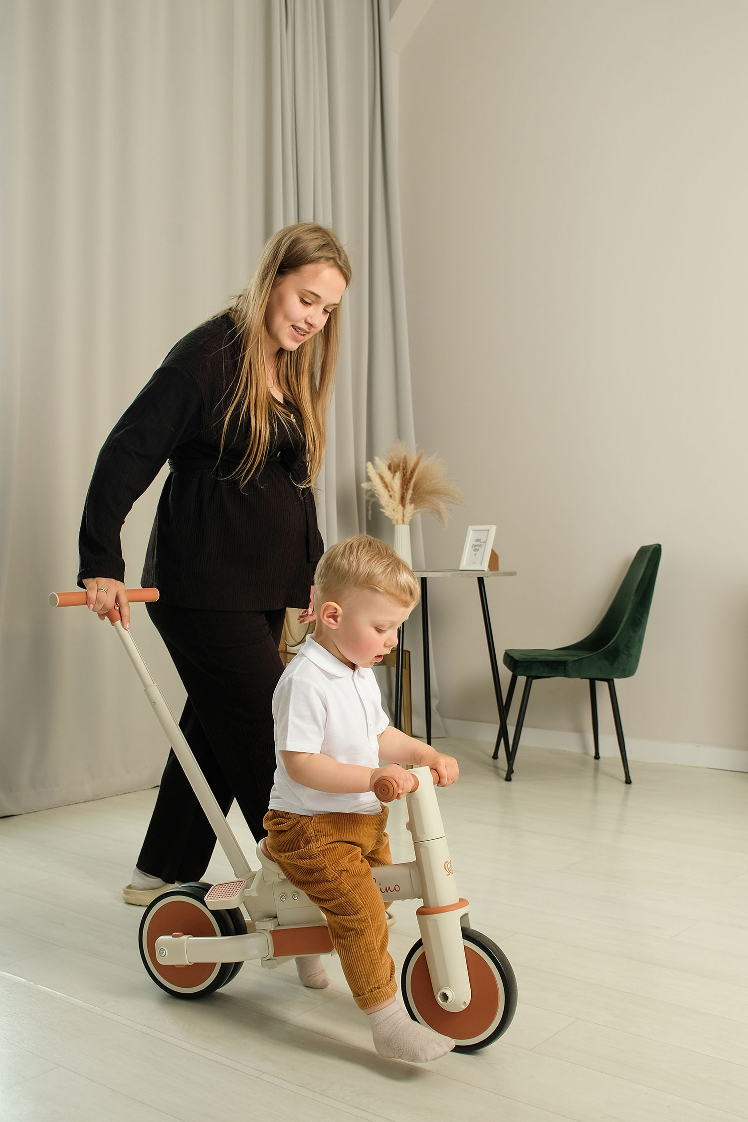 Беговел-каталка Fiorellino beige TS866