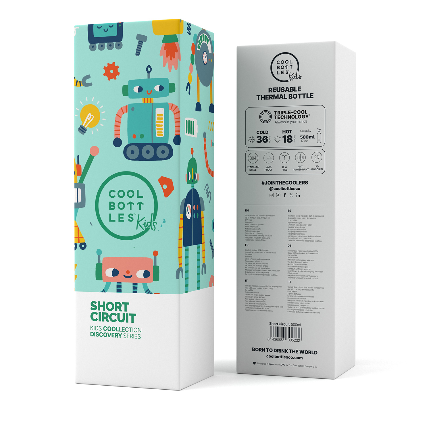 Термос–термобутылка Cool Bottles Kids 500мл