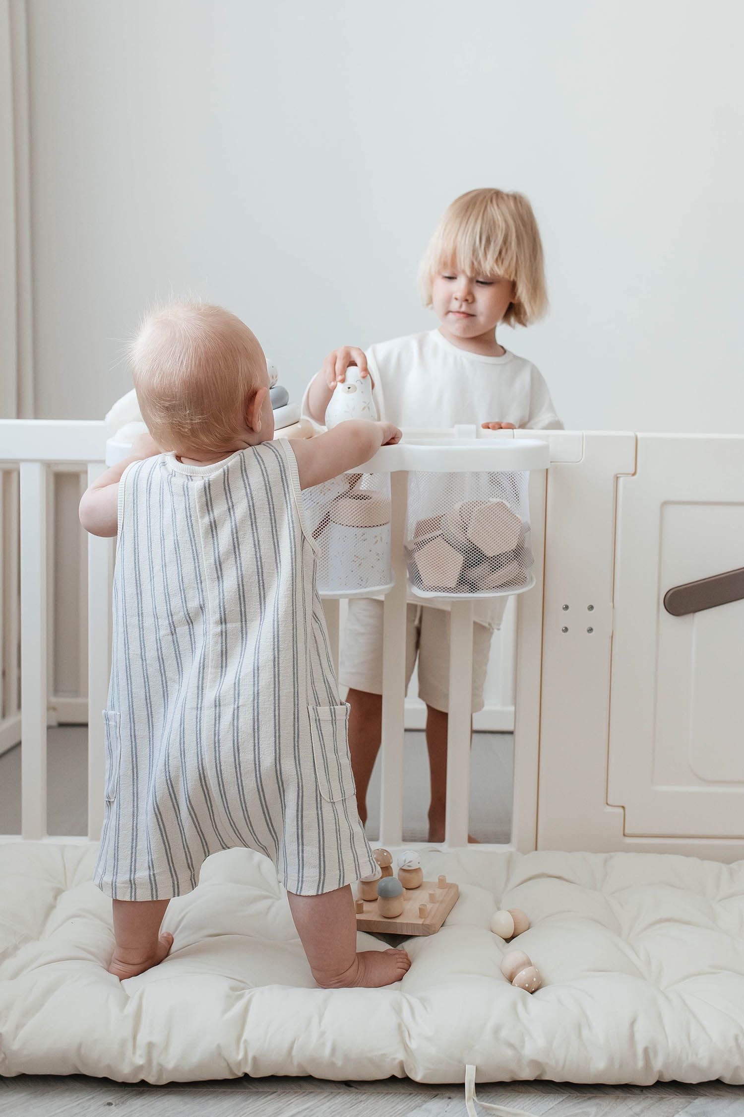 Органайзер для хранения подвесной UNIX Kids White с тремя отделениями универсальный PPBH3W