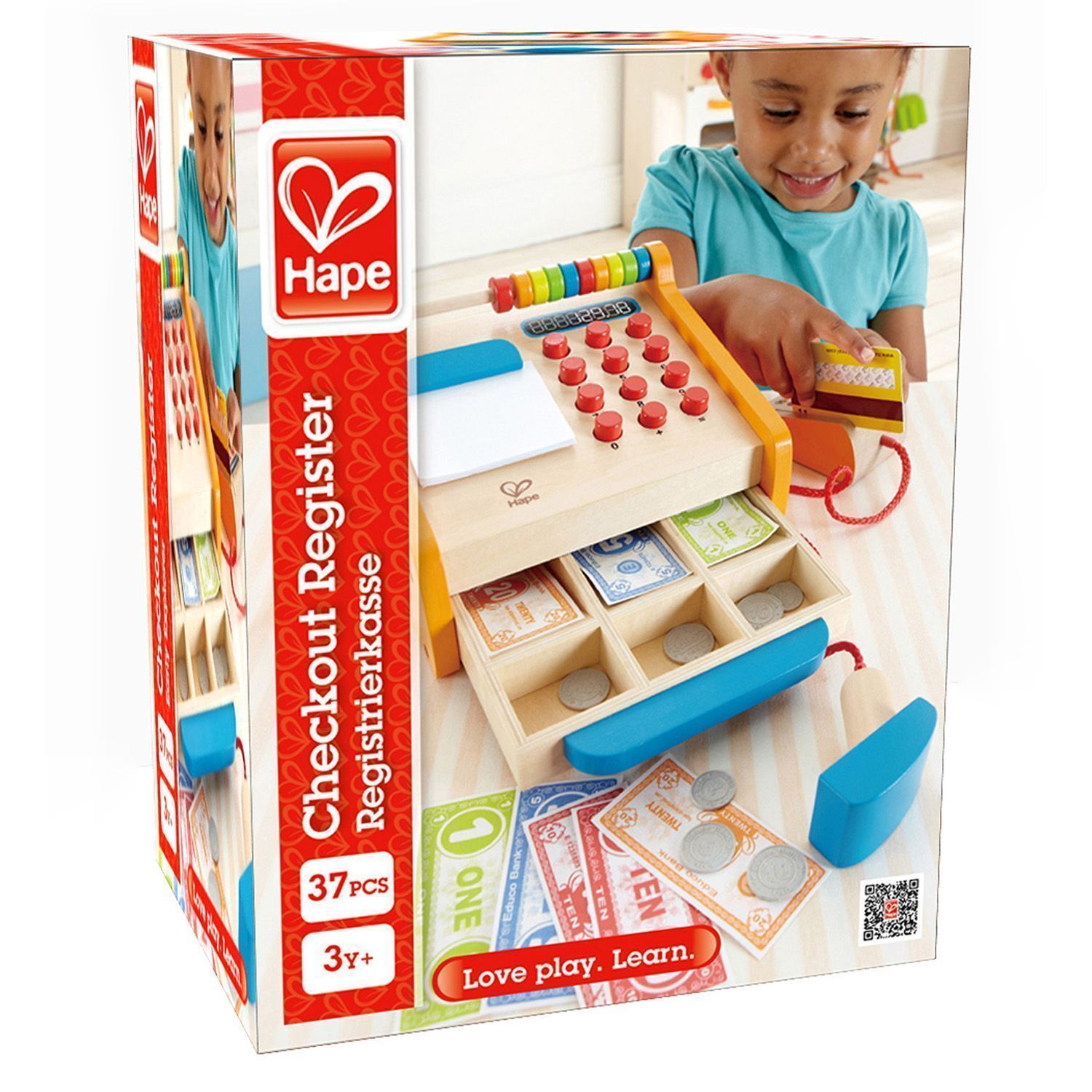 Игровой набор Hape «Касса. Супермаркет» 35 предметов
