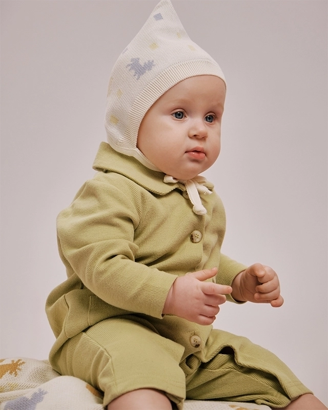 Шапка детская LoomKnits Экрю