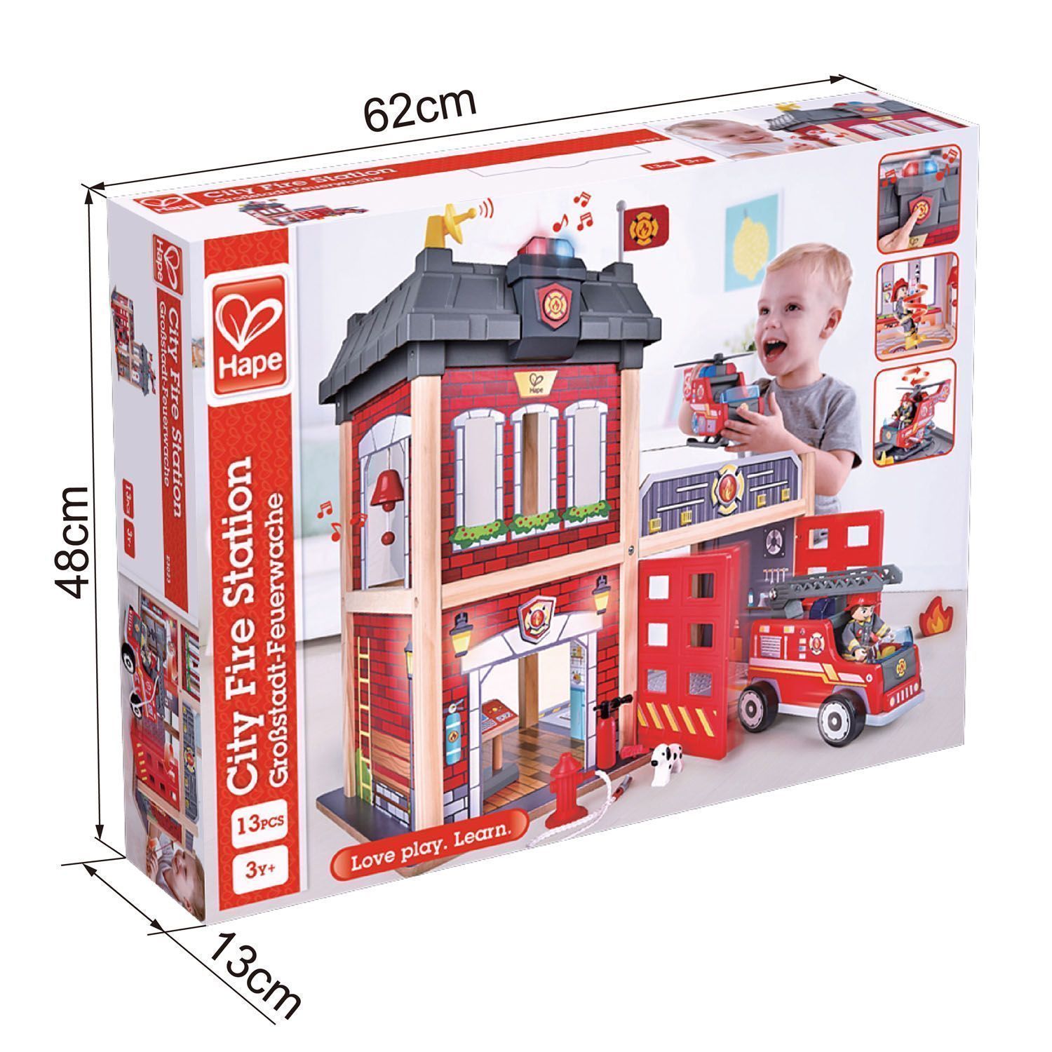Игровой набор Hape «Пожарная станция»