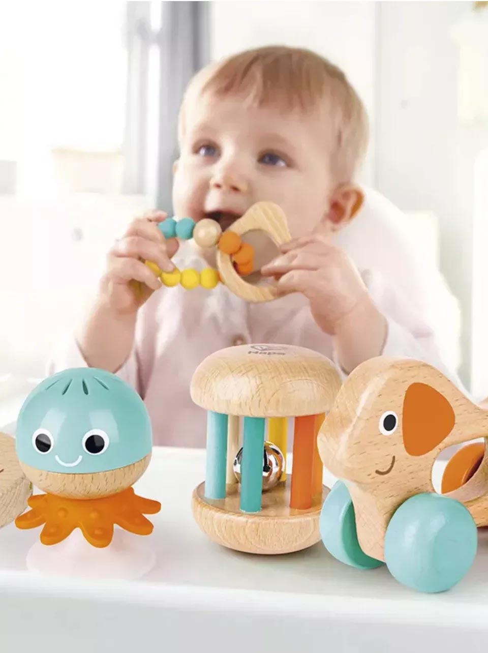 Подарочный набор игрушек-погремушек для малышей Hape