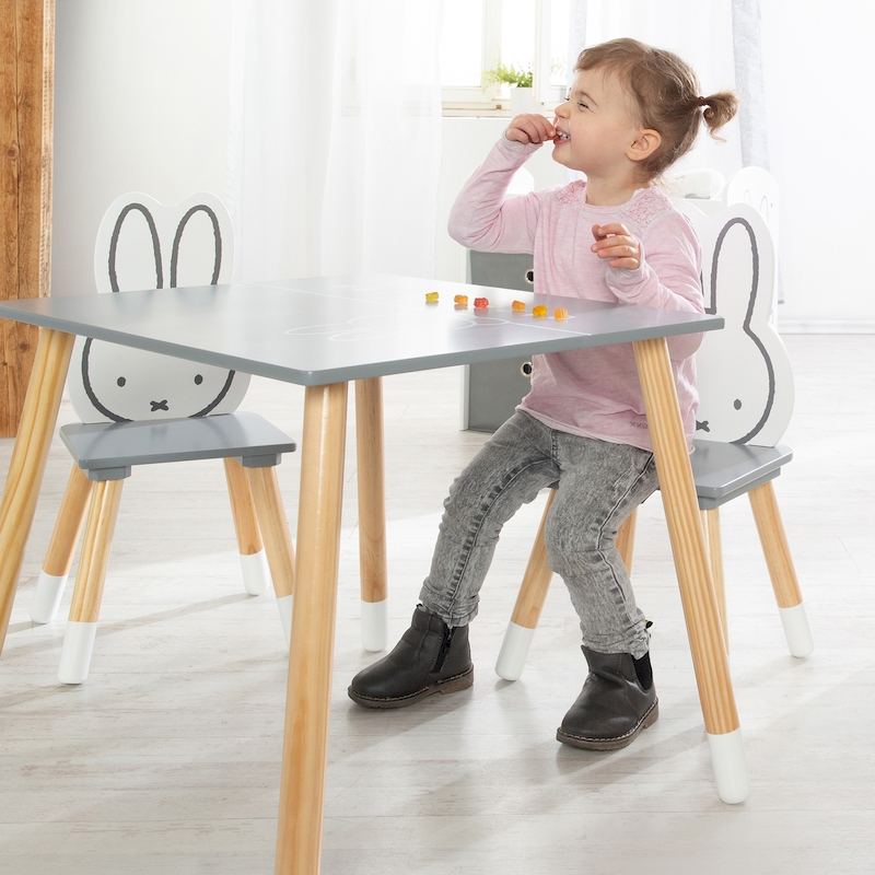 Комплект детской мебели Roba Miffy: стол + 2 стульчика 450019D210
