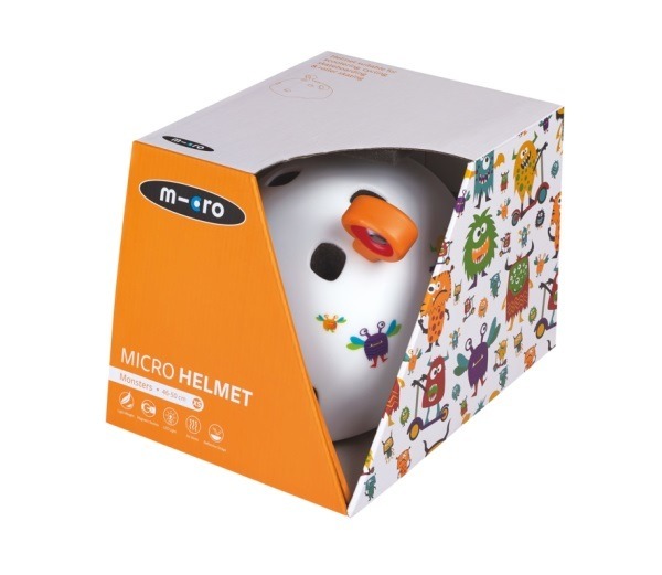 Шлем детский защитный Micro «Монстрики» Box