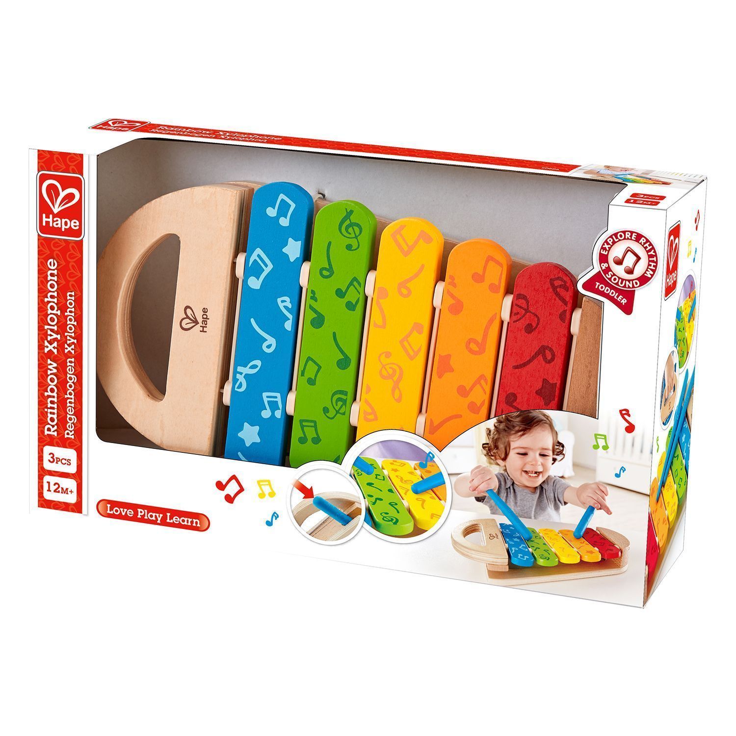 Музыкальная игрушка Hape «Радужный ксилофон»