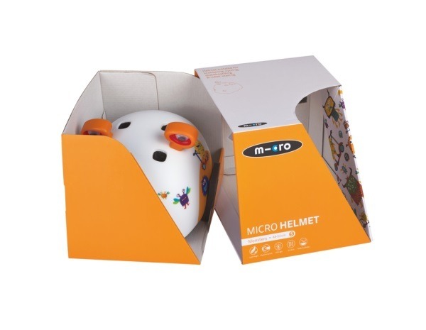 Шлем детский защитный Micro «Монстрики» Box
