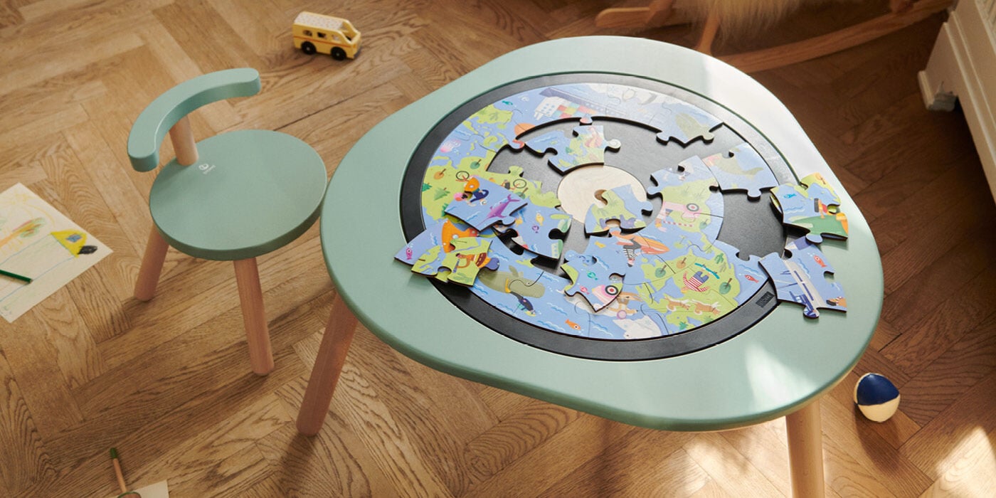 Пазлы Stokke MuTable Puzzle Around the World деревянные