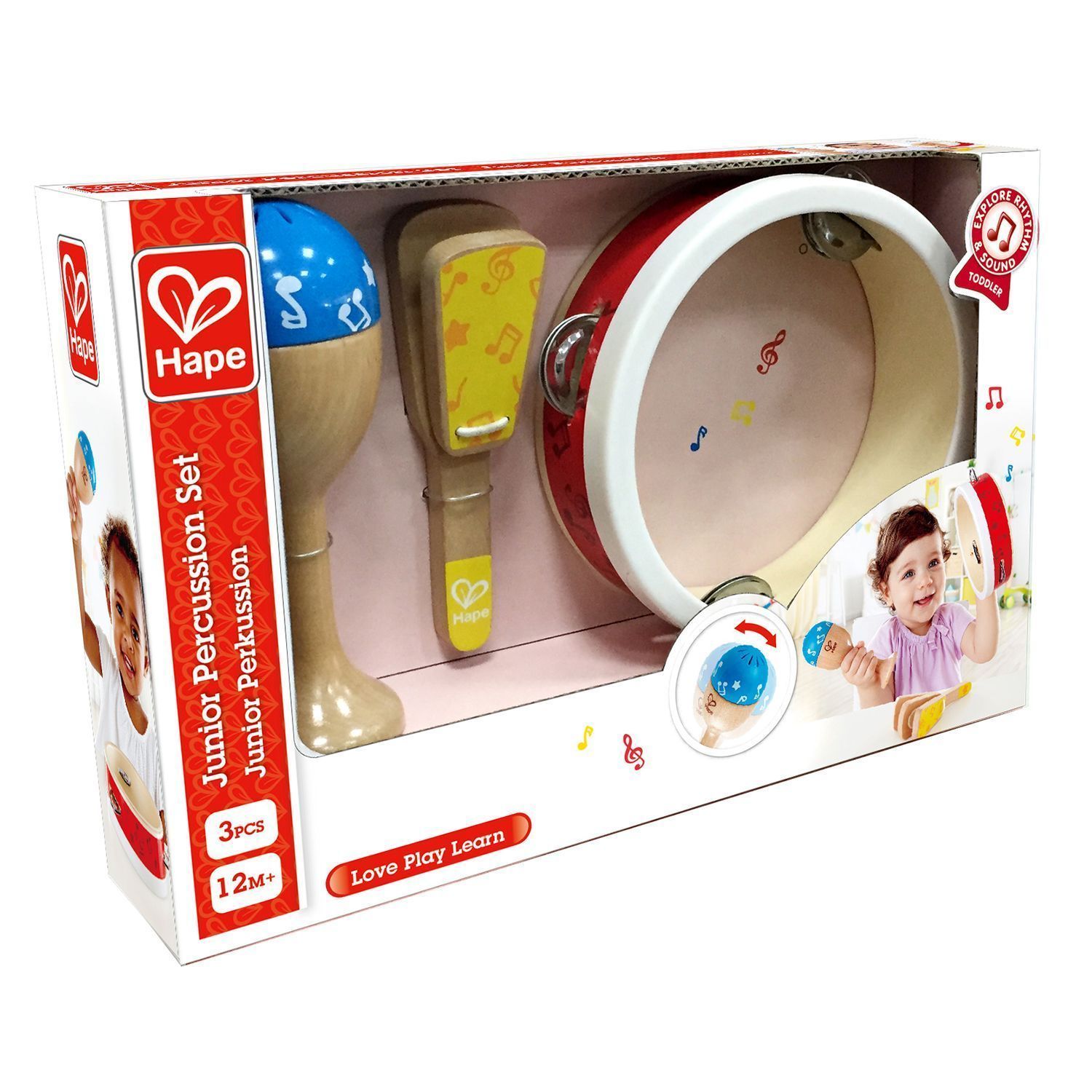 Музыкальная игрушка Hape «Детский набор перкуссионных инструментов»