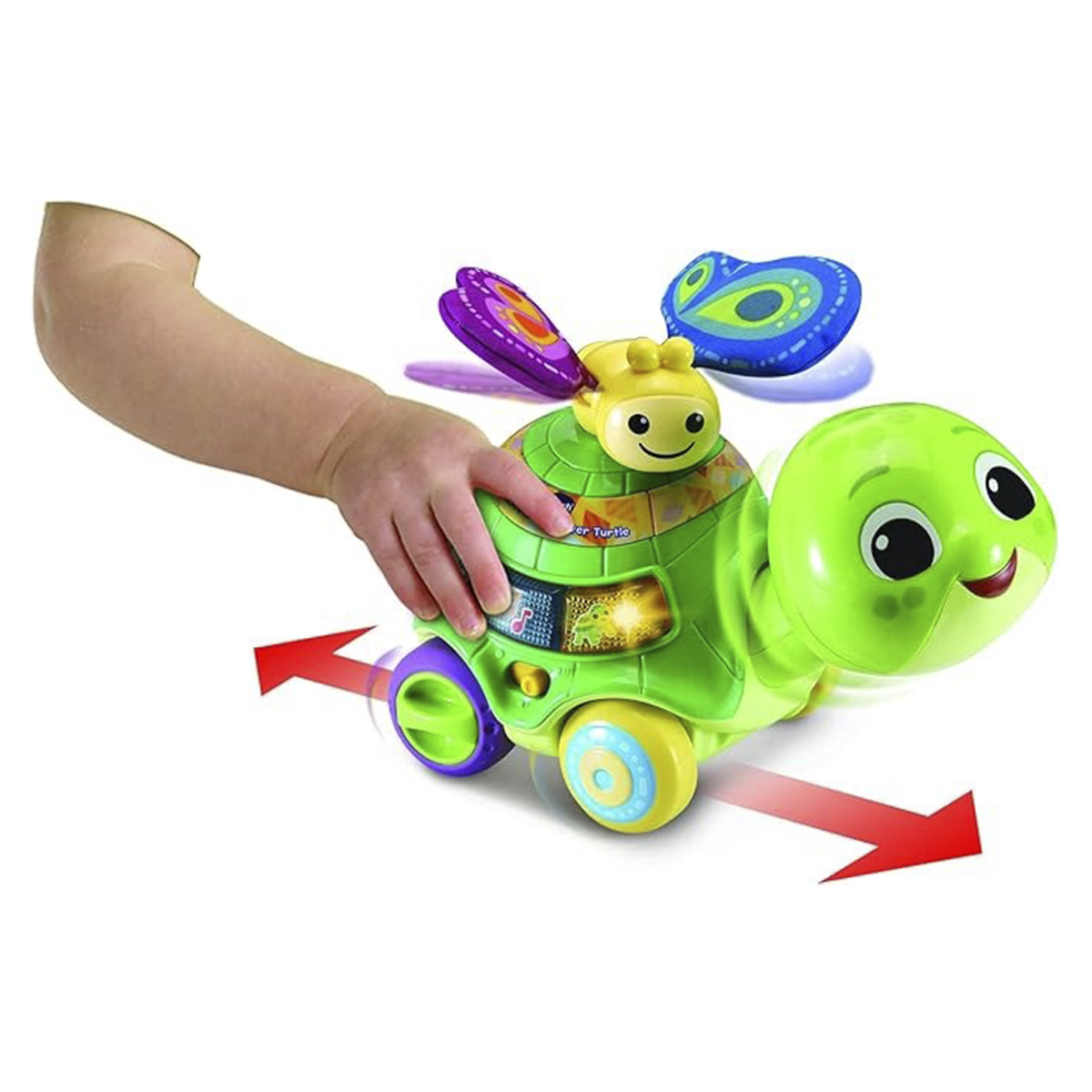 Каталка интерактивная VTech «Черепаха - толкай и изучай», 2 в 1 80-547626