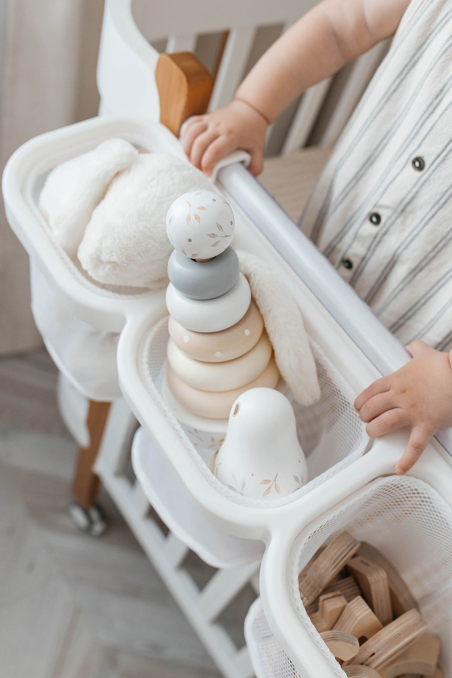 Органайзер для хранения подвесной UNIX Kids White с тремя отделениями универсальный PPBH3W