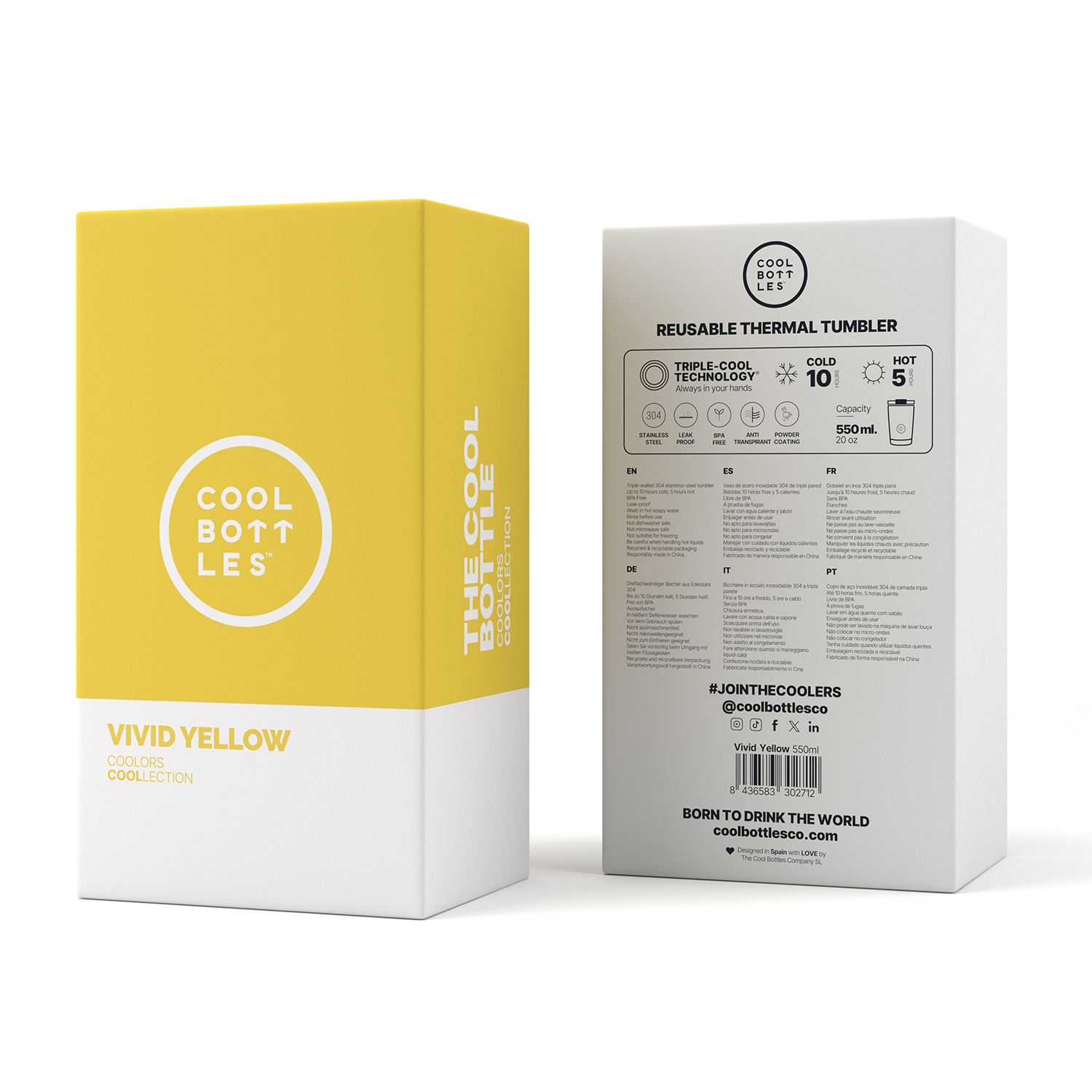 Термокружка Cool Bottles 550мл