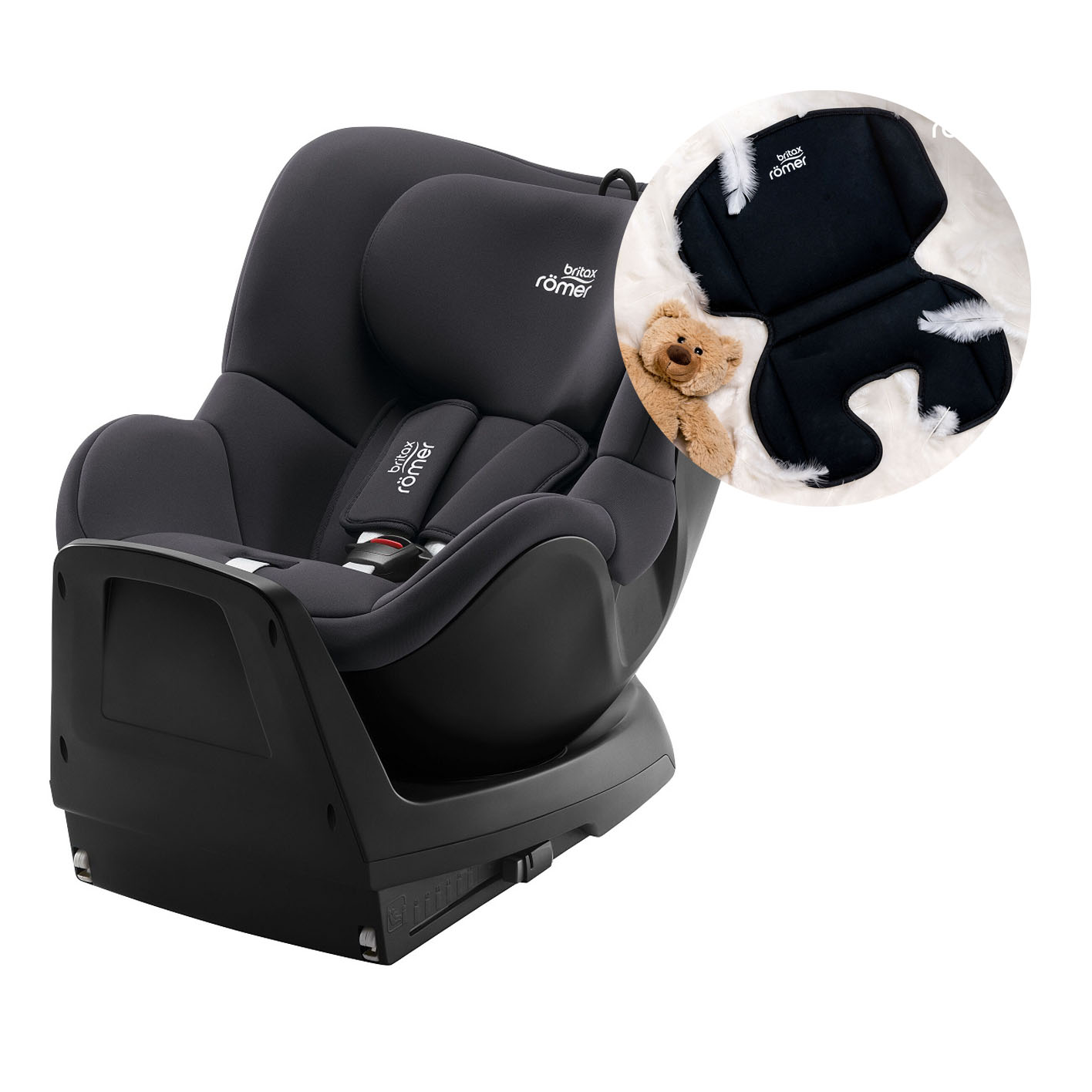 Автокресло 0+/1 Britax Roemer Dualfix Plus + вкладыш для комфорта