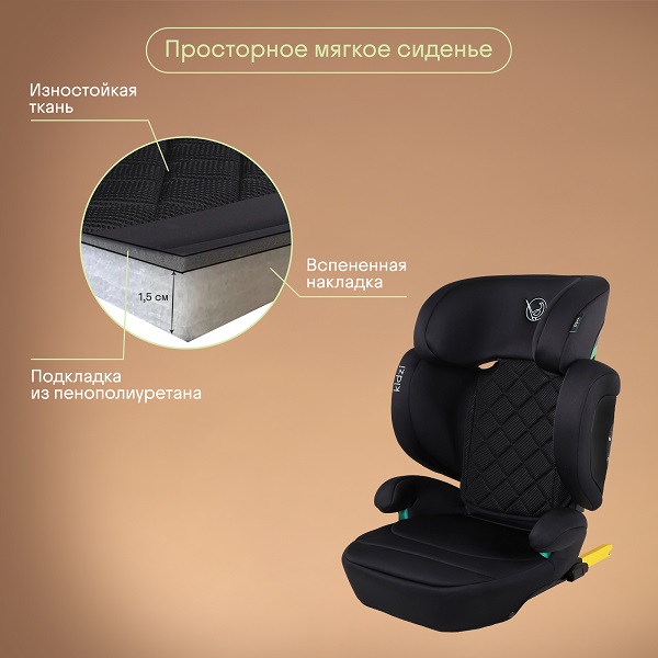 Автокресло 2/3 KIDZI ITIRO i-SIZE