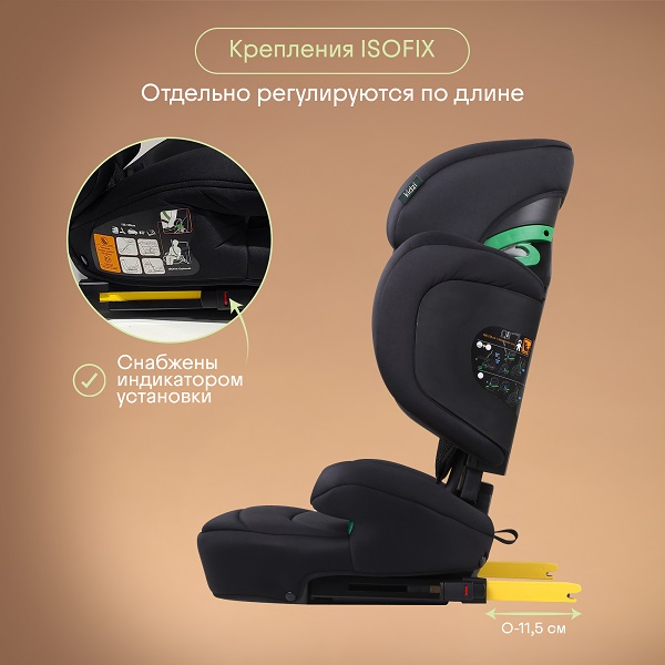 Автокресло 2/3 KIDZI ITIRO i-SIZE