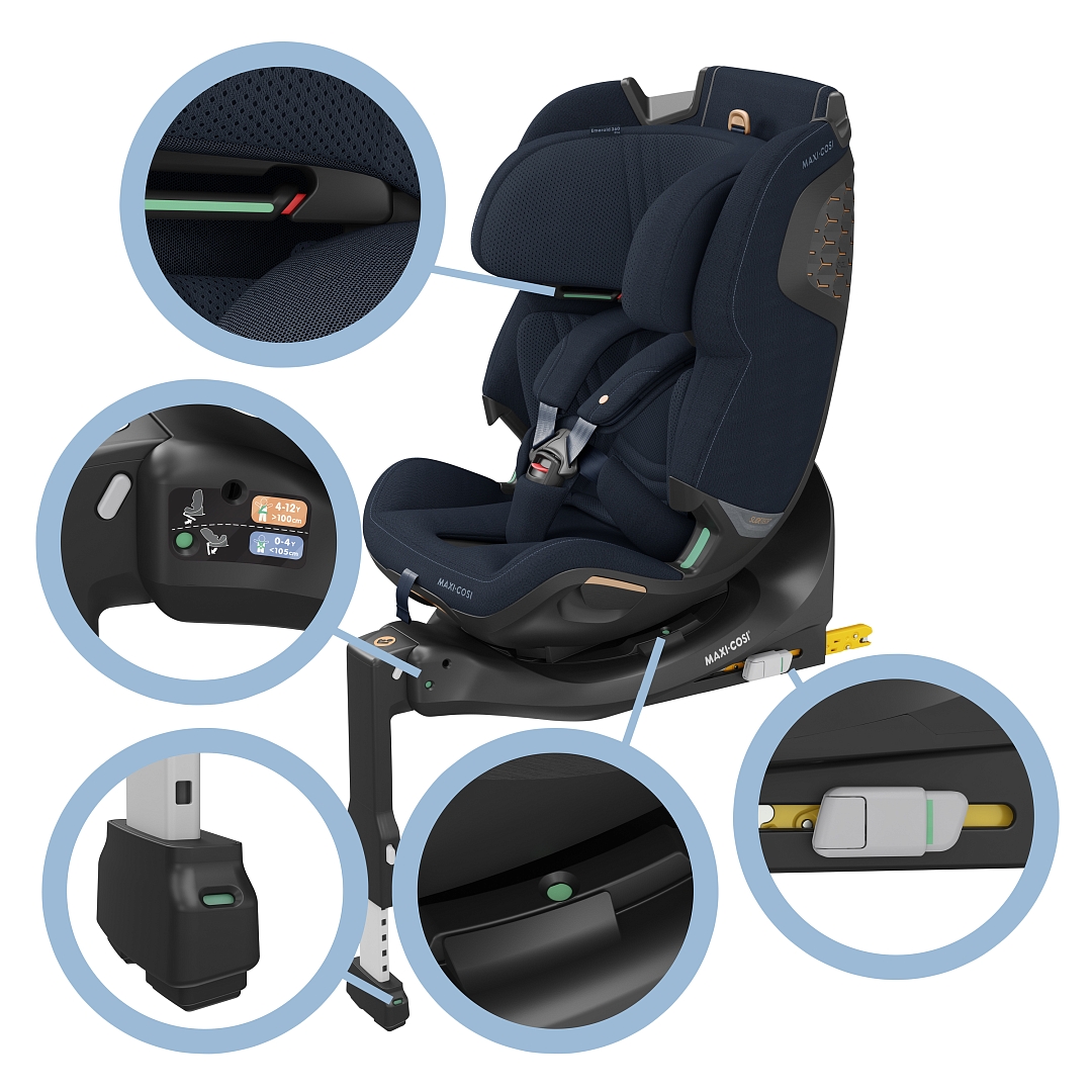Автокресло 0+/1/2/3 Maxi-cosi Emerald 360 Pro