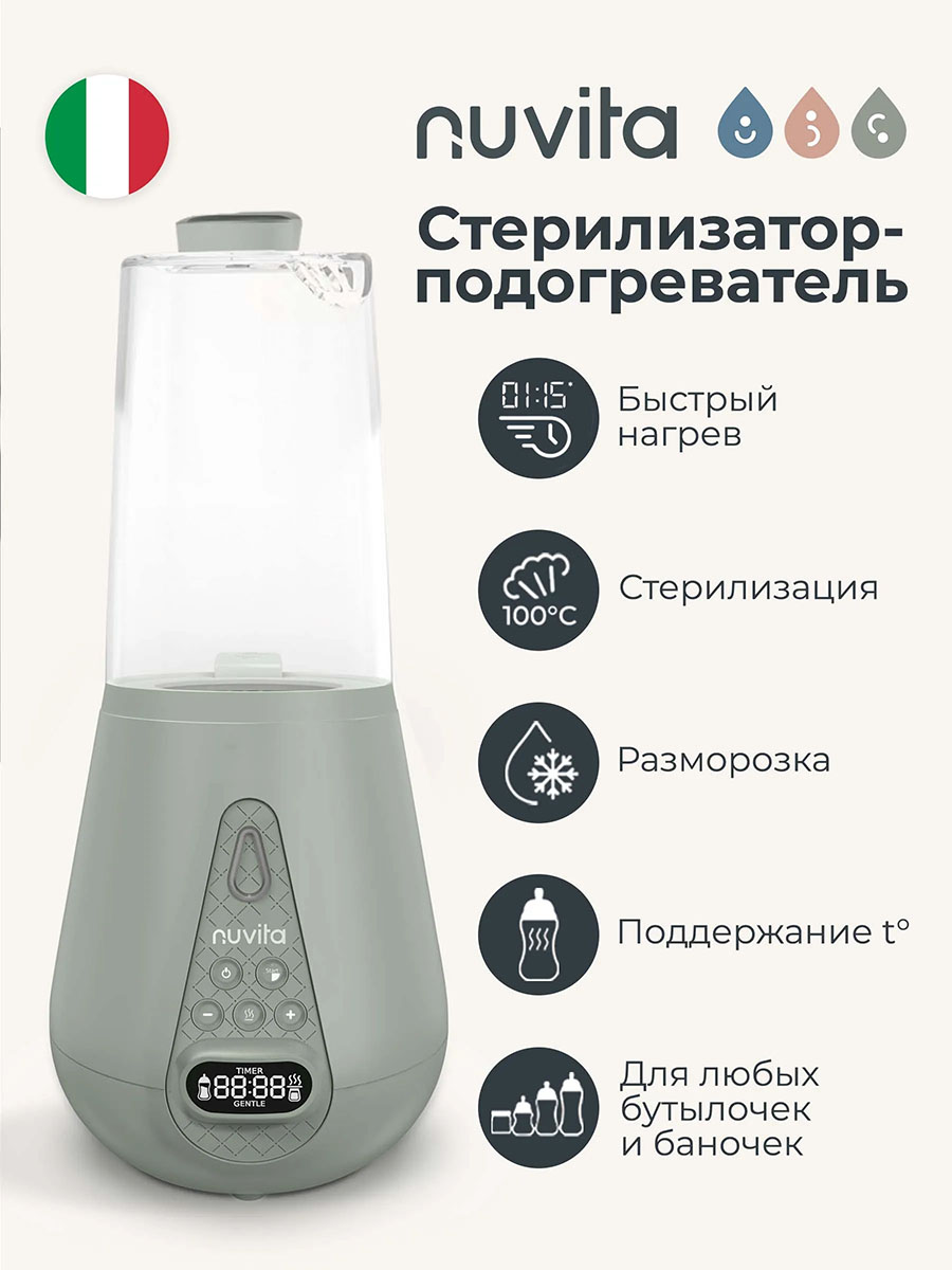 Подогреватель-стерилизатор Nuvita электрический для бутылочек 1170 NU-ALSC0029