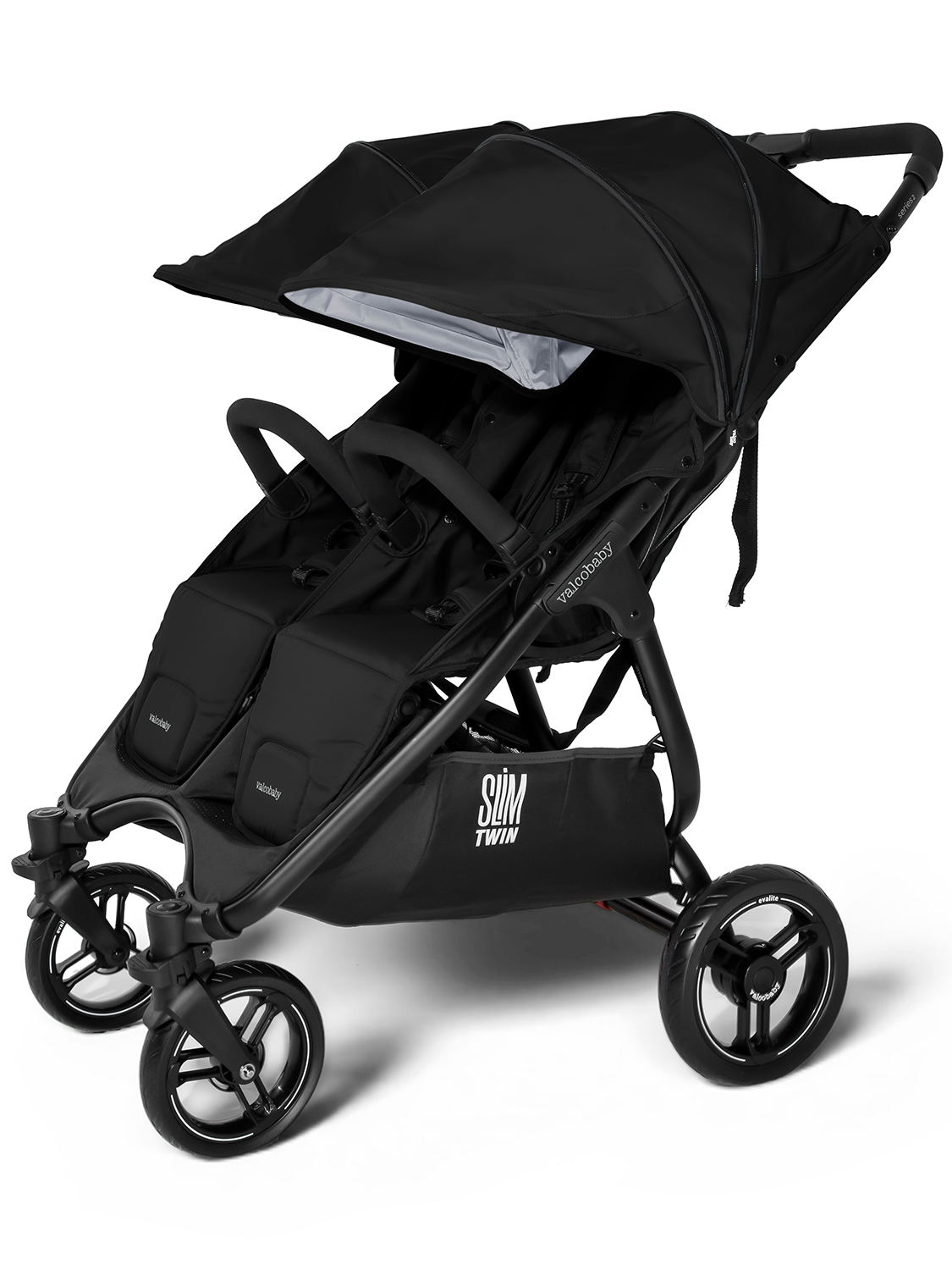 Коляска прогулочная для двойни Valco Baby Slim Twin 2.0