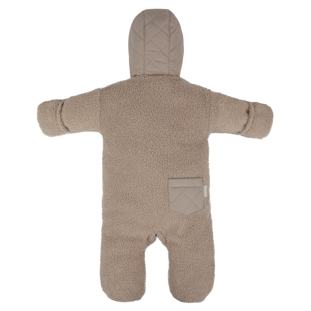 Комбинезон детский утепленный Mansita Teddy цвет темно-кремовый