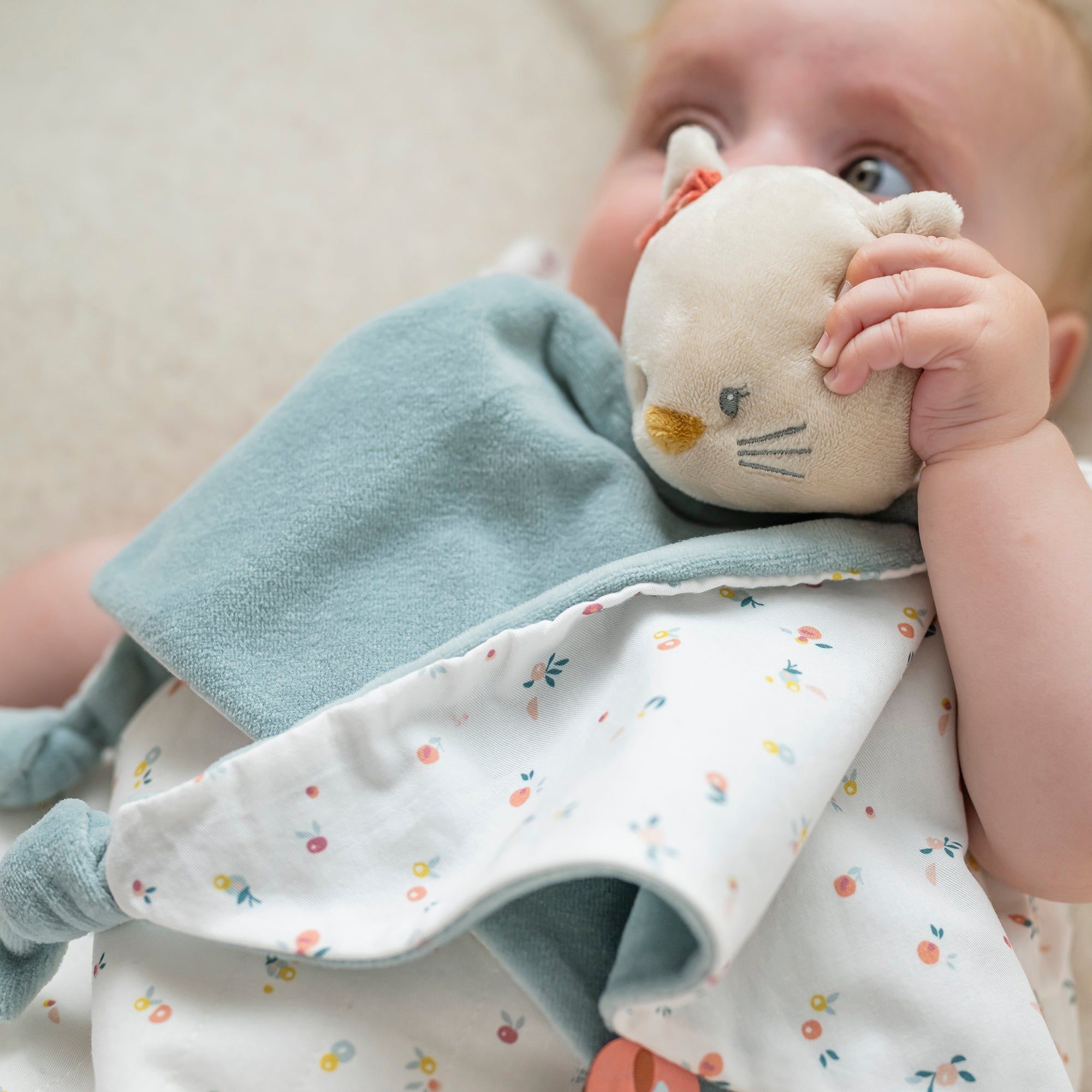 Игрушка мягкая Nattou Doudou большая MILA ZOË LANA Кот 266130