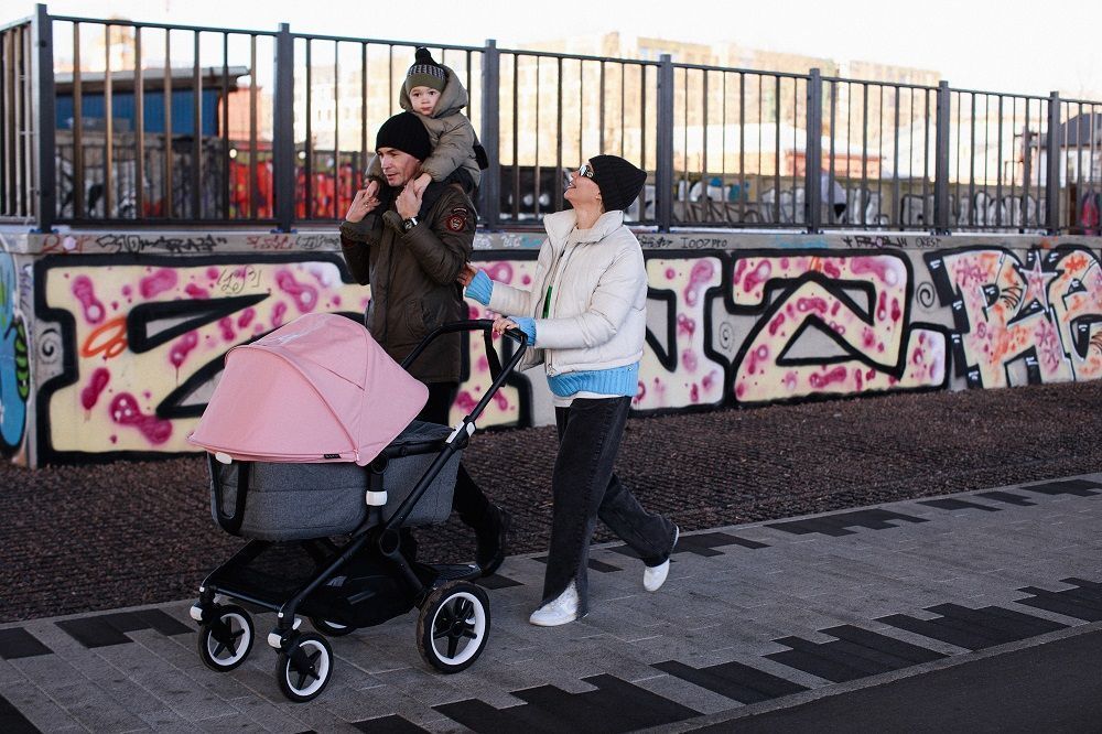 Коляска 2 в 1 Bugaboo Fox 3 Complete шасси Black