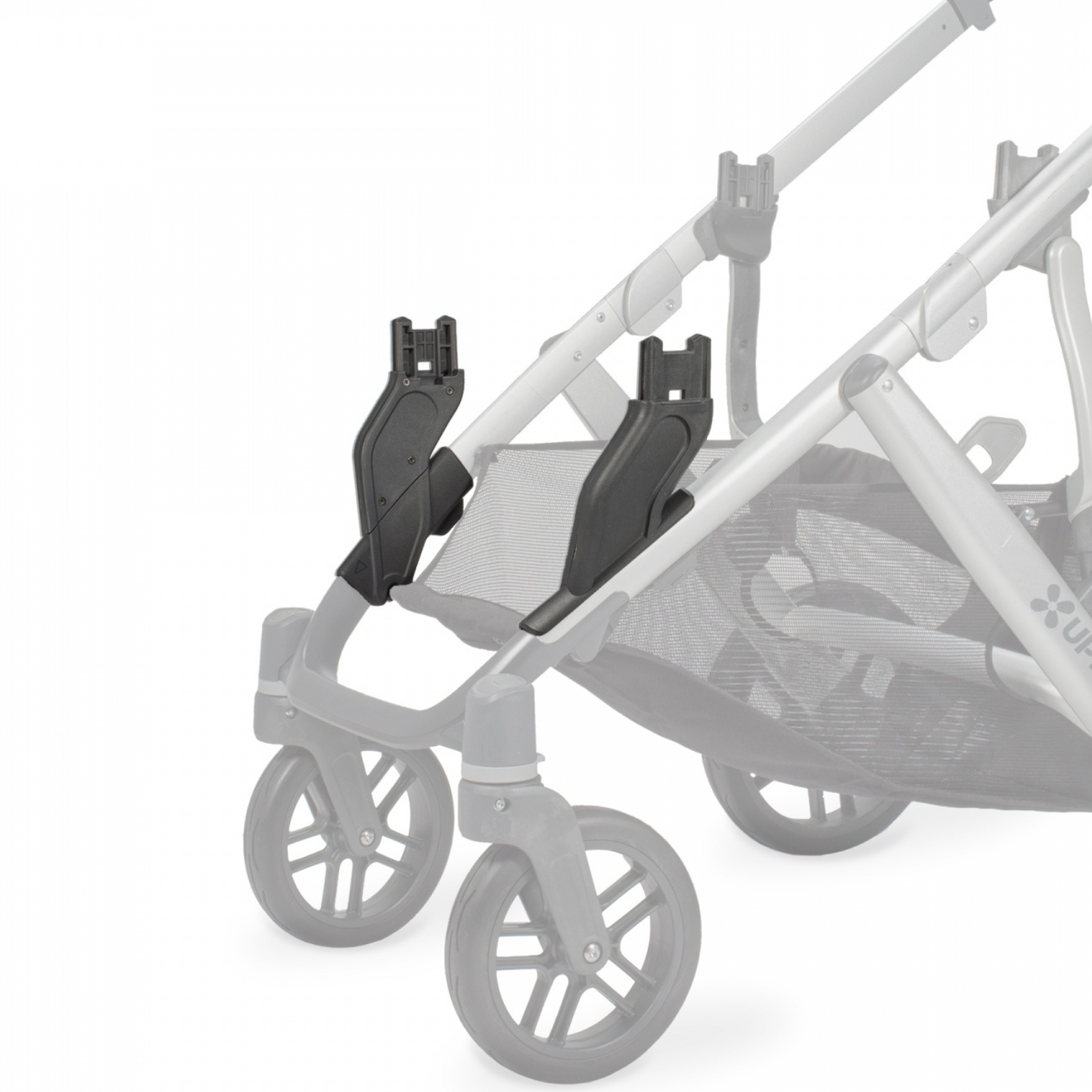 Адаптер нижний с фиксатором UPPAbaby Vista (конфигурация для двойни и погодок)