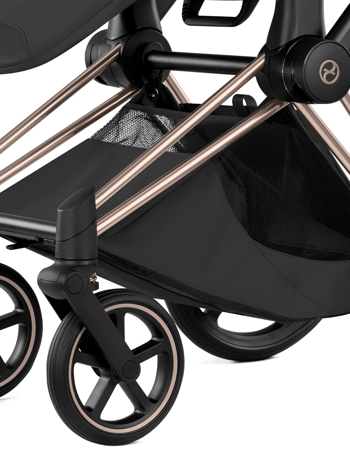 Коляска 2 в 1 Cybex Priam (5) Style шасси Rosegold