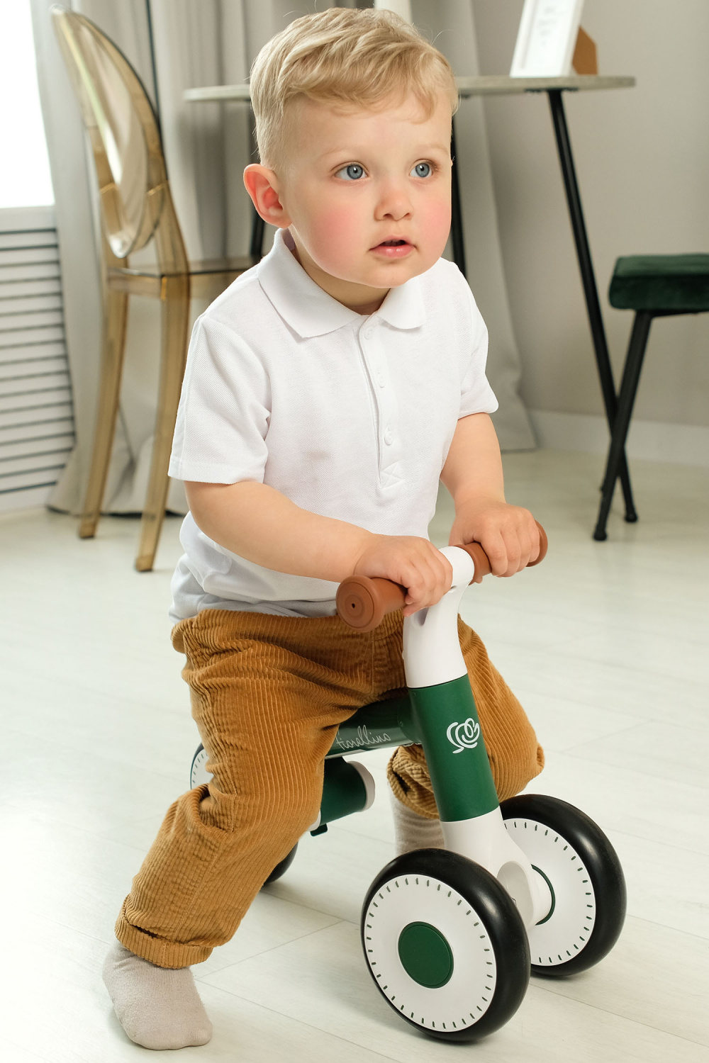 Беговел Fiorellino green brown WB0608