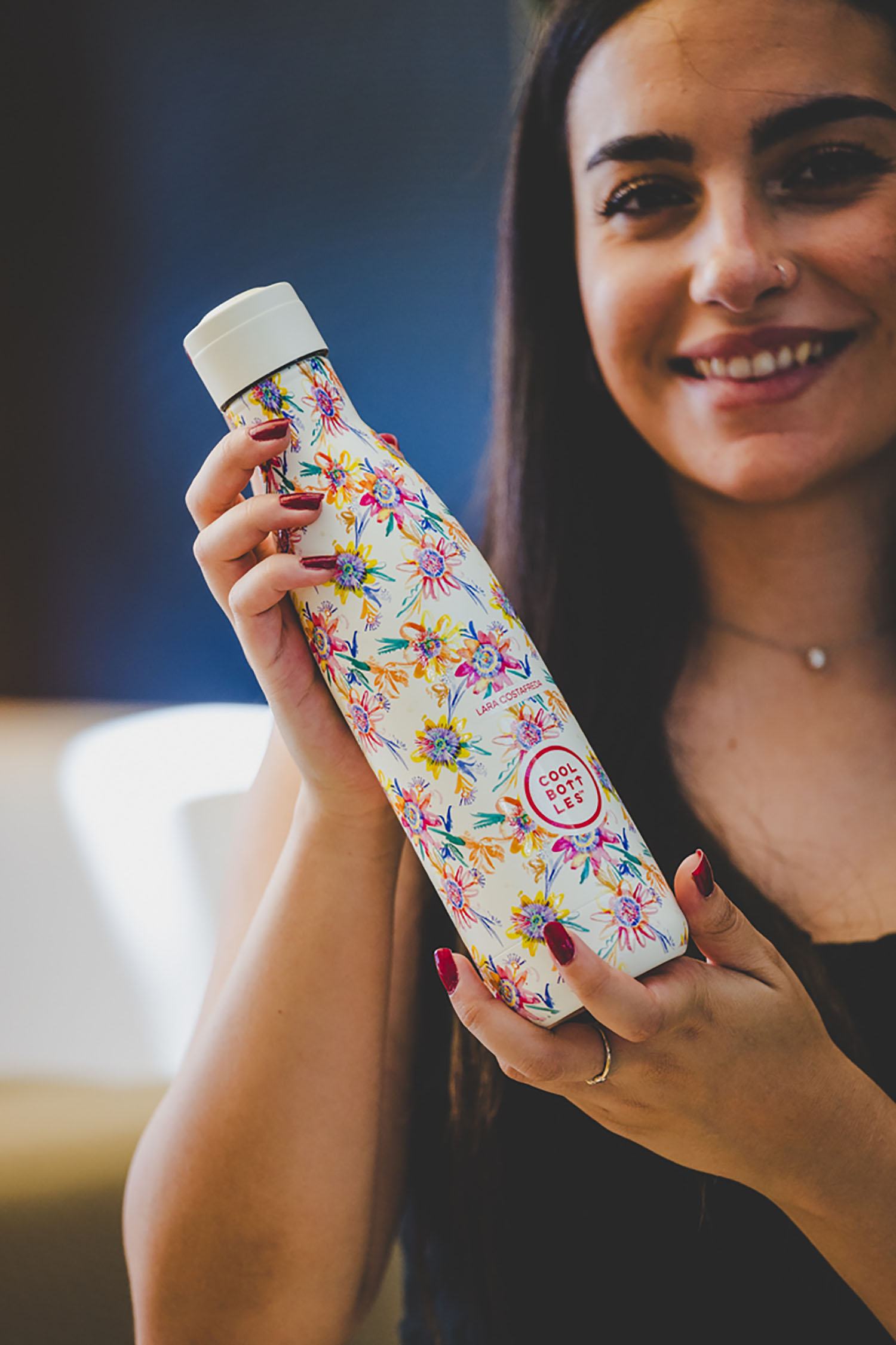 Термос-термобутылка Cool Bottles Lara Costrafreda Secret Blossoms 500 мл